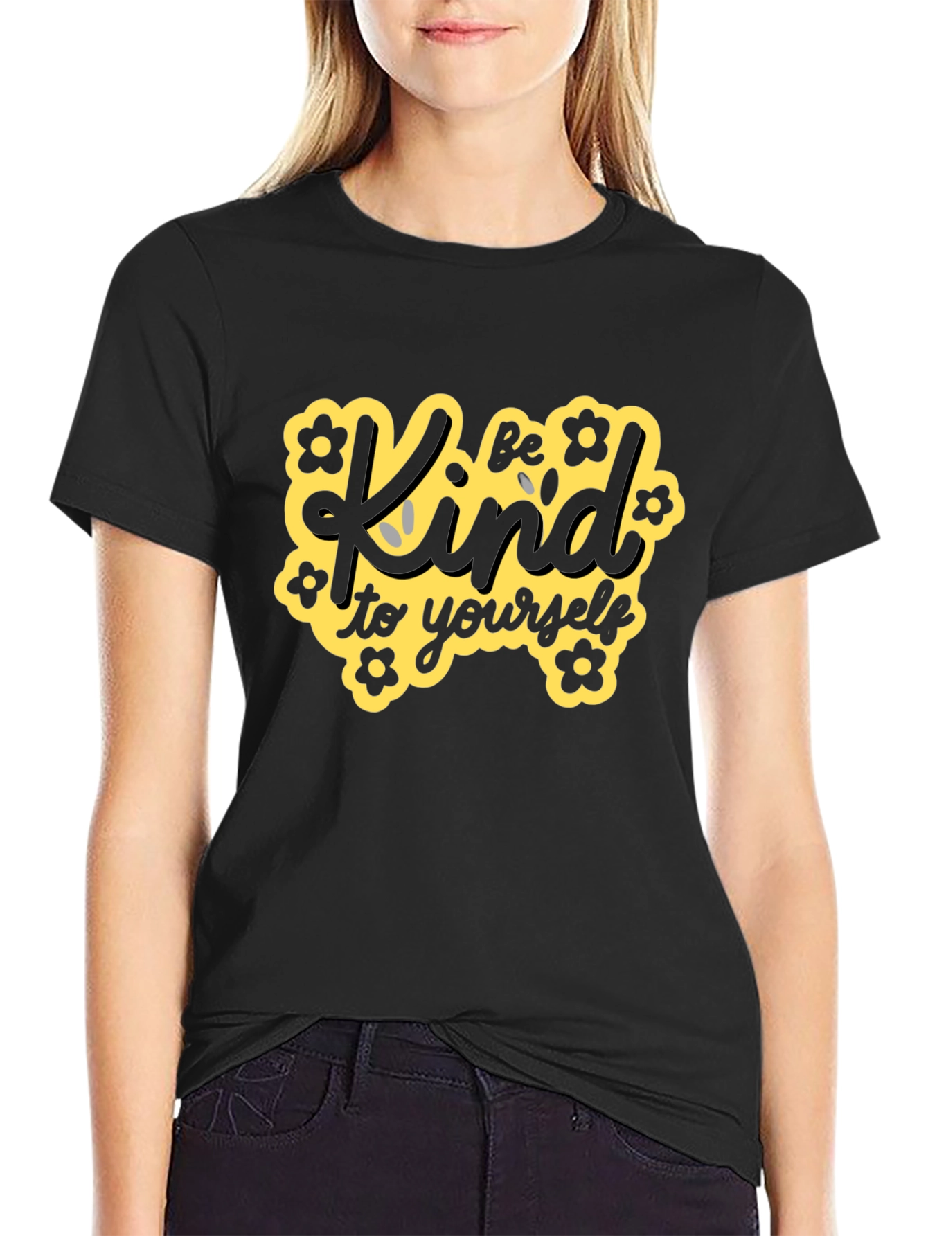 Be Kind to Yourself Black T-Shirt