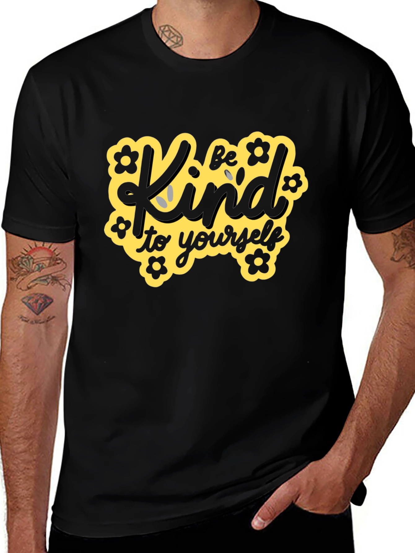 Be Kind to Yourself Black T-Shirt