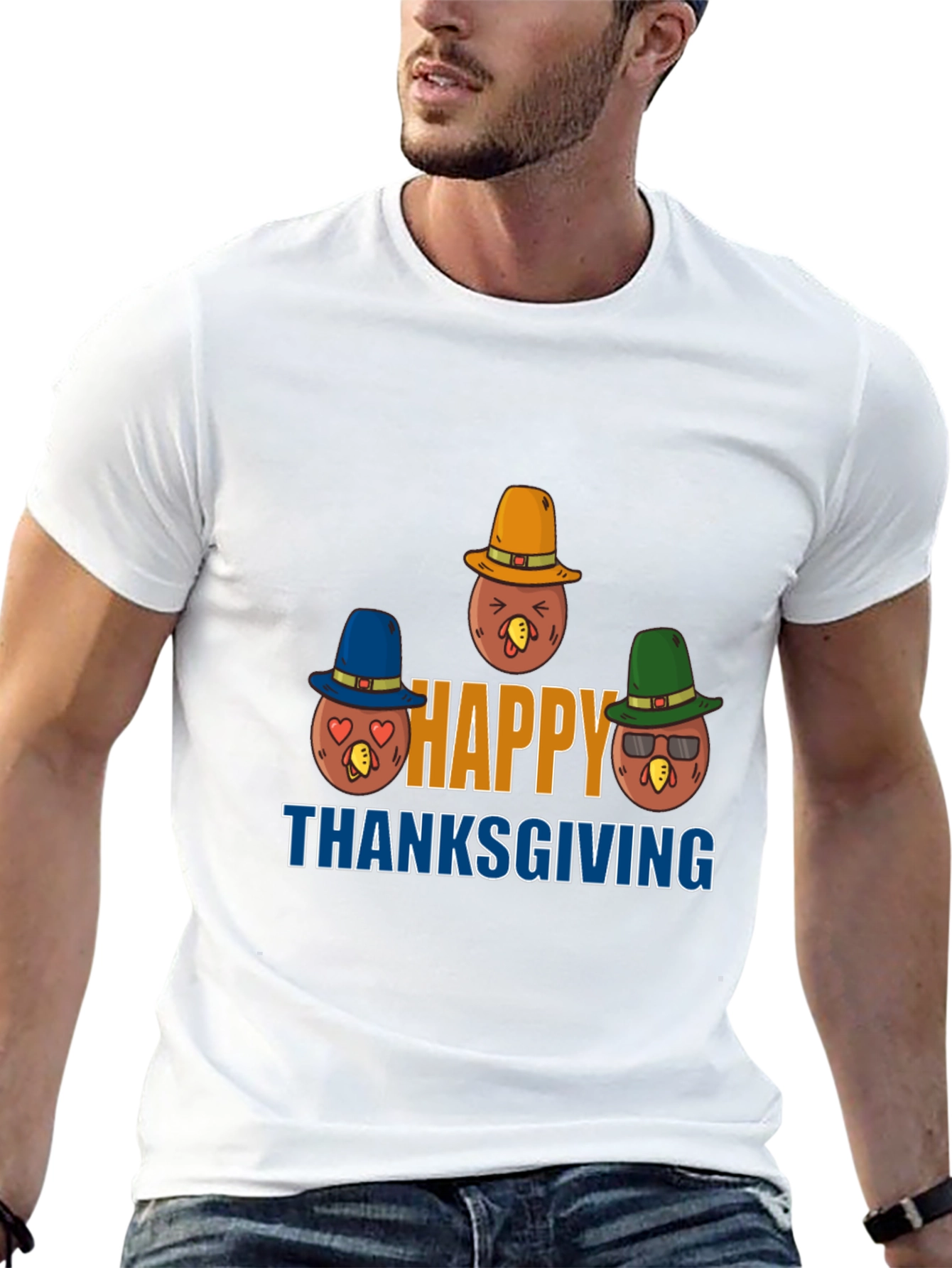 Thanksgiving Turkey T-Shirt - Happy Thanksgiving