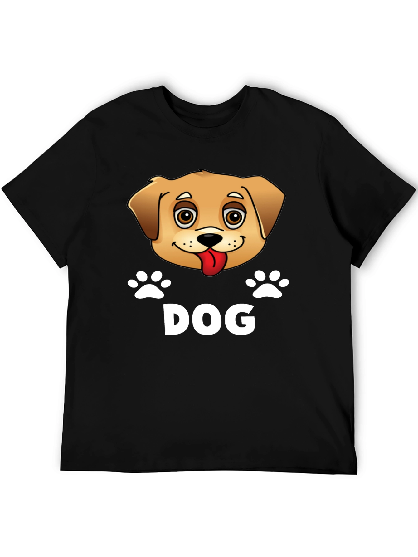 Cute Dog Cartoon Graphic Tee