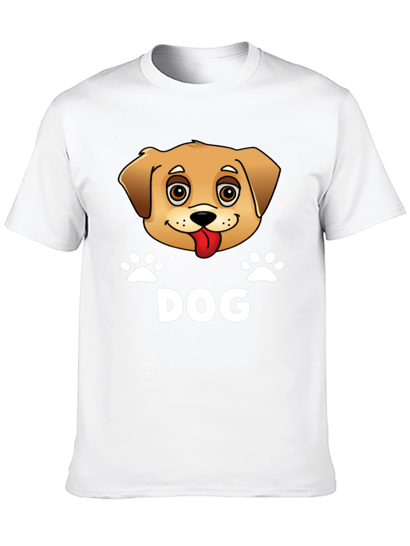 Cute Dog Cartoon Graphic Tee