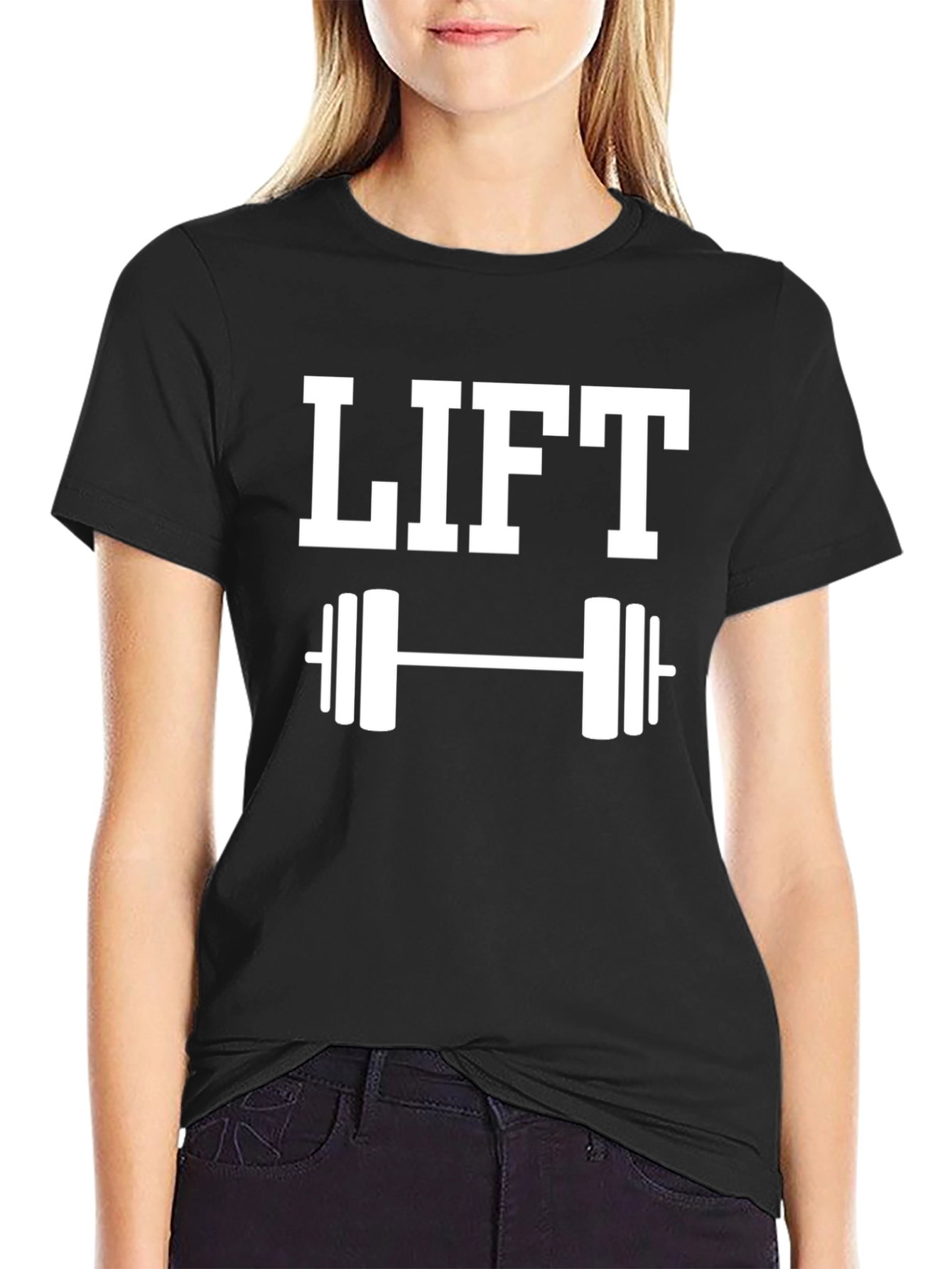 Lift Weights Graphic Tee - Black