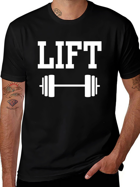 Lift Weights Graphic Tee - Black