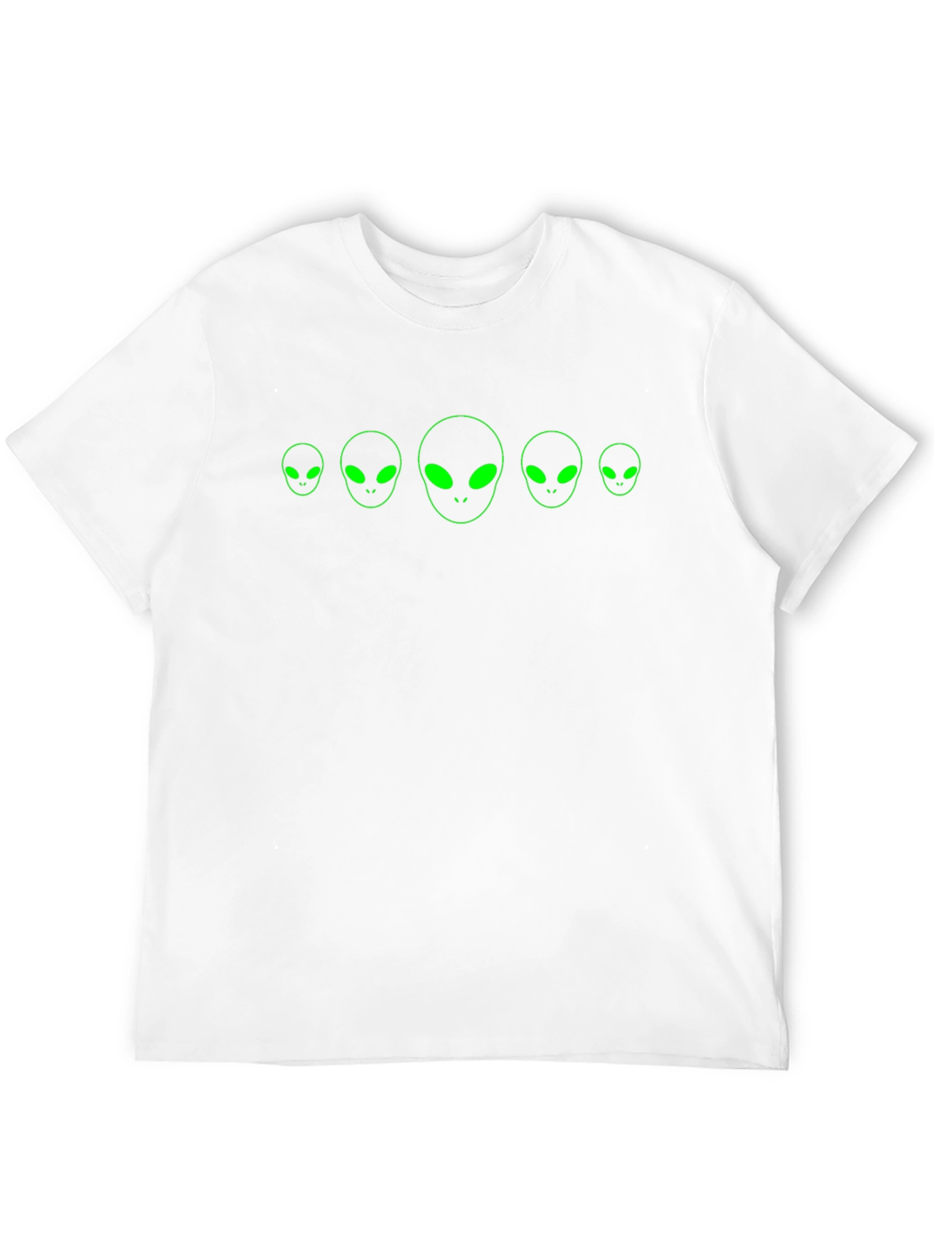 Alien Head Graphic Black T-Shirt