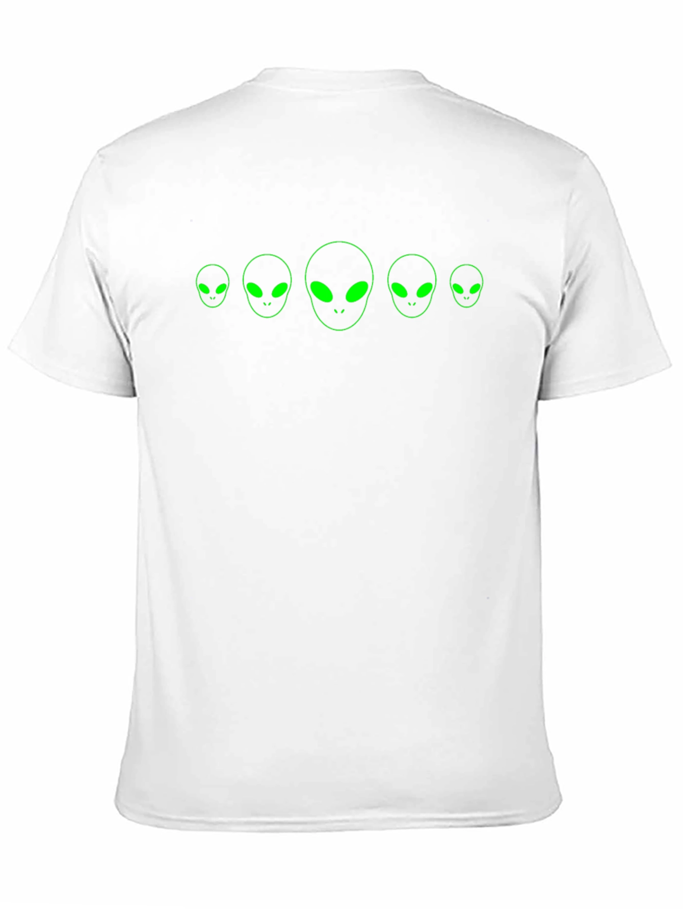 Alien Head Graphic Black T-Shirt