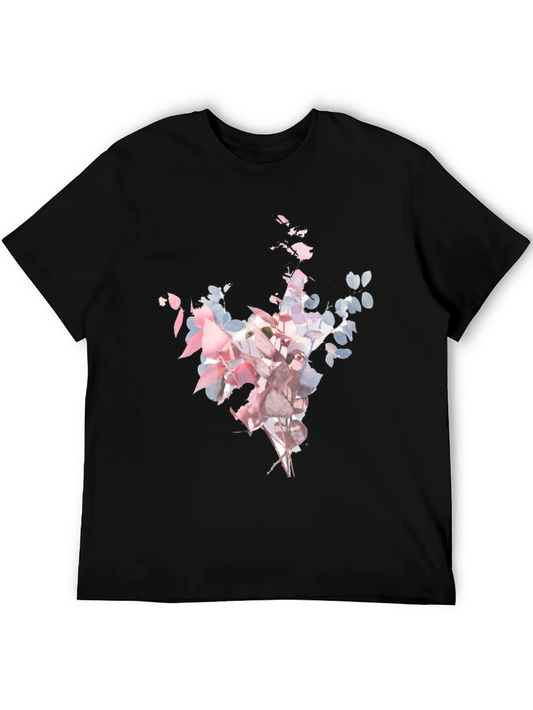 Floral Black T-Shirt