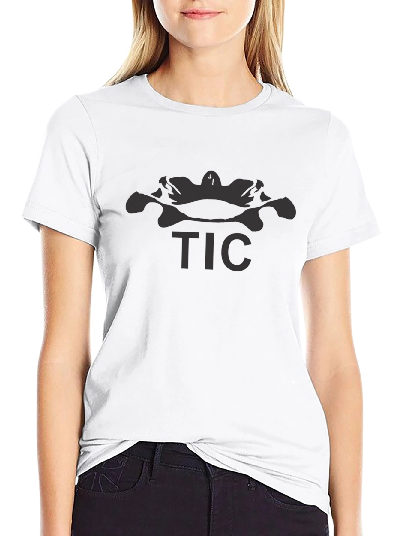TIC Chiropractic T-Shirt - Black Relaxed Fit