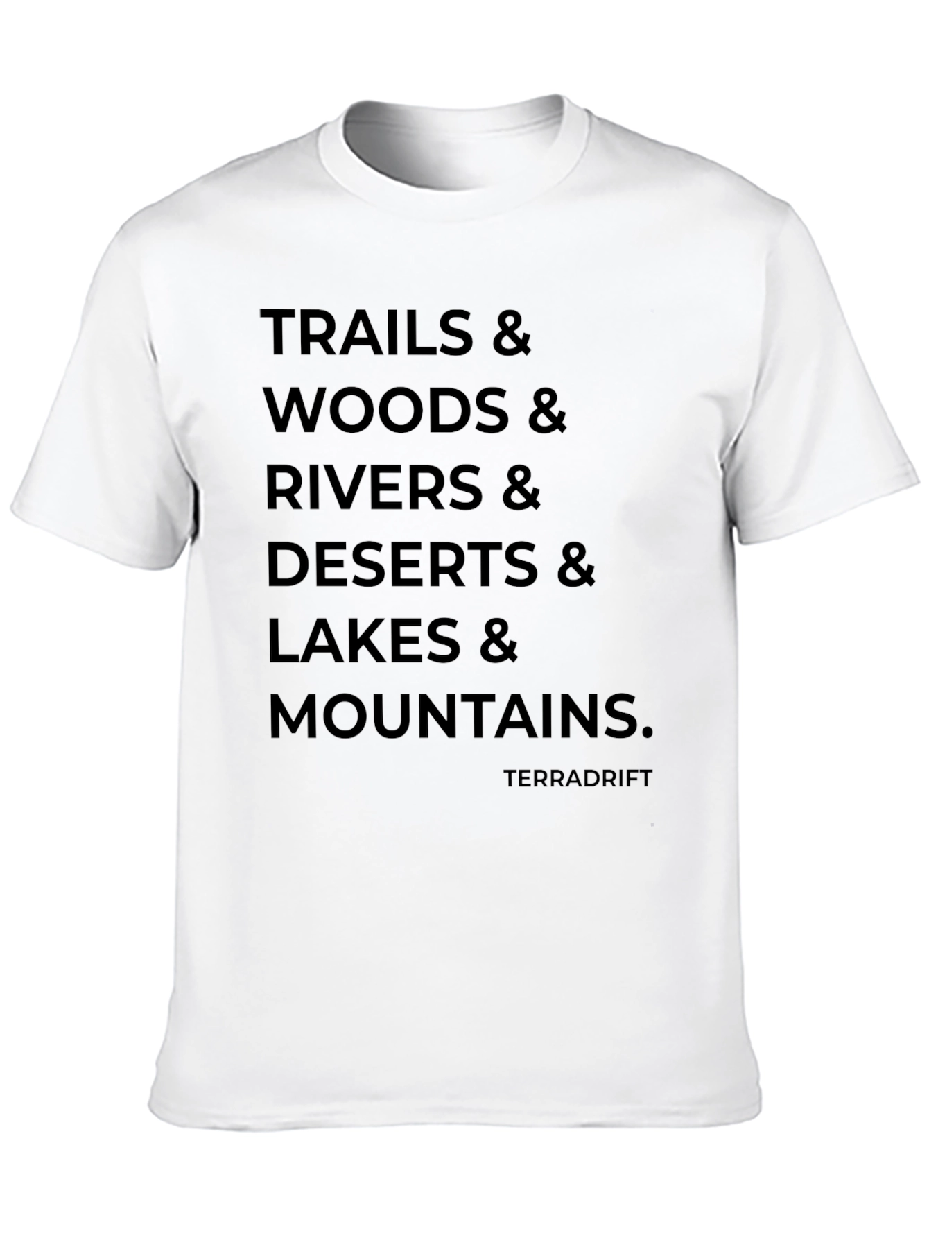 Trails Woods Rivers Graphic Tee
