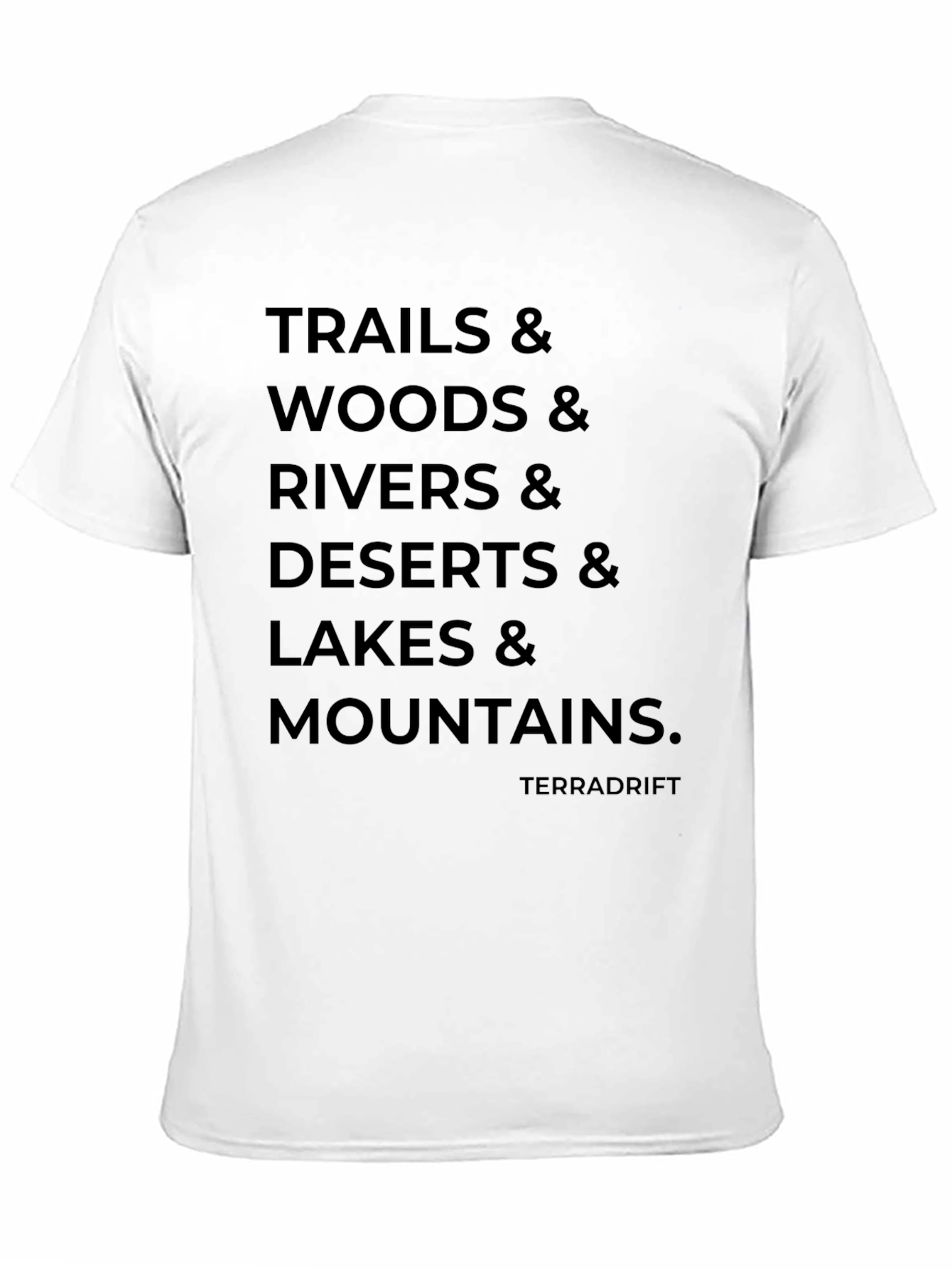 Trails Woods Rivers Graphic Tee