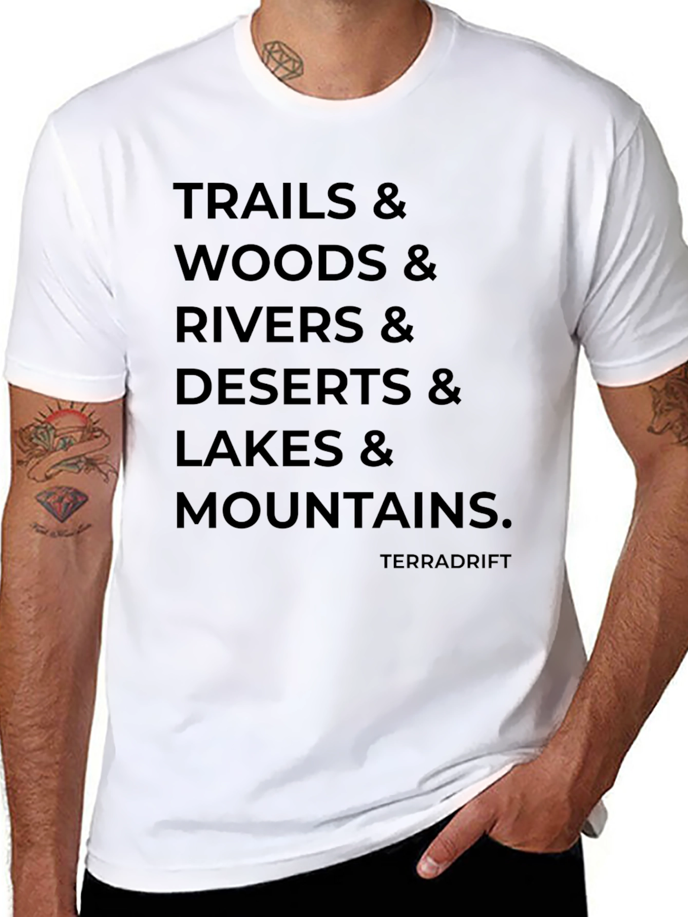 Trails Woods Rivers Graphic Tee