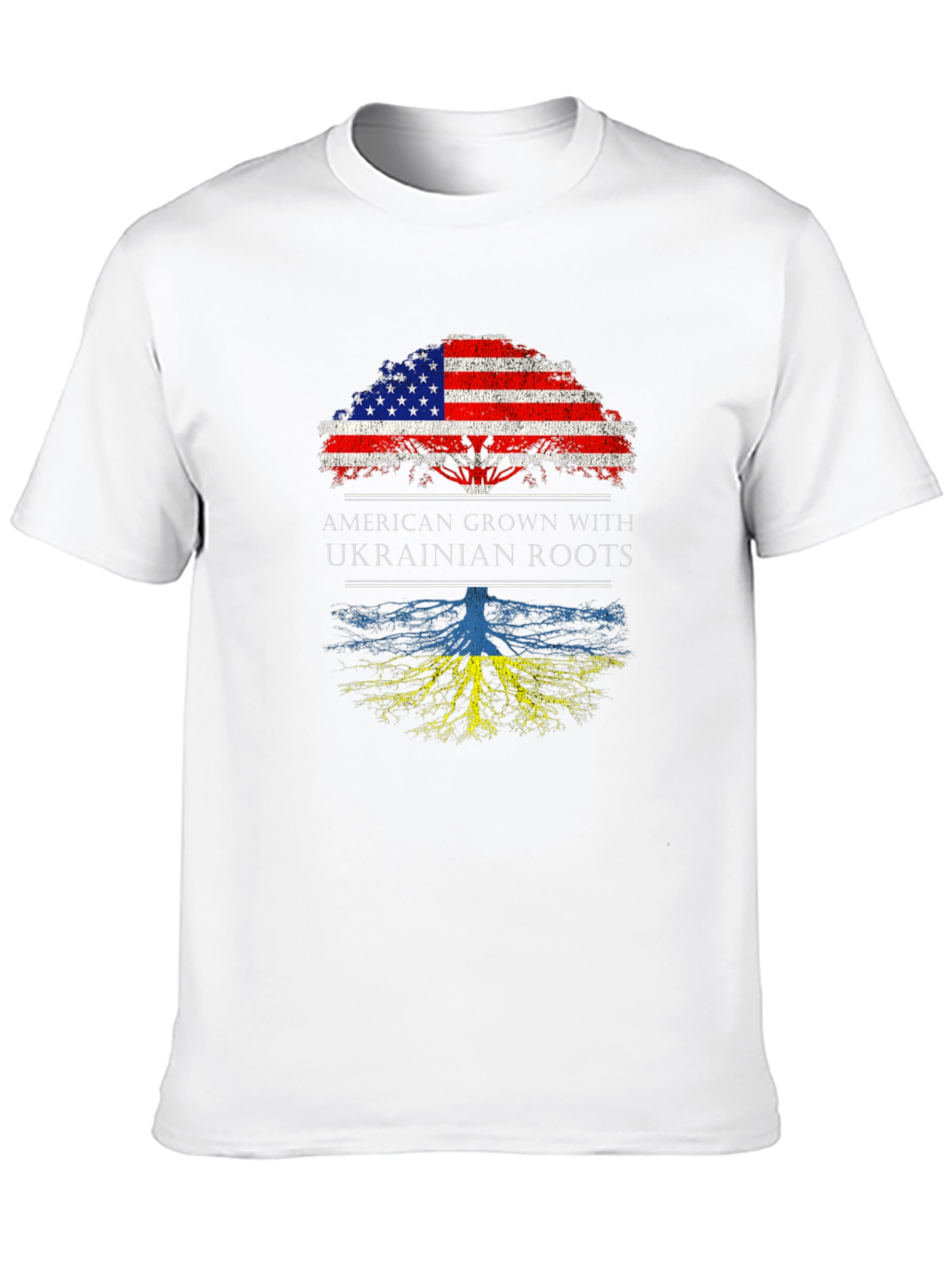 American Grown with Ukrainian Roots Graphic Tee
