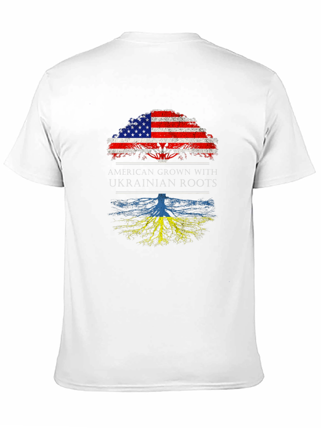 American Grown with Ukrainian Roots Graphic Tee