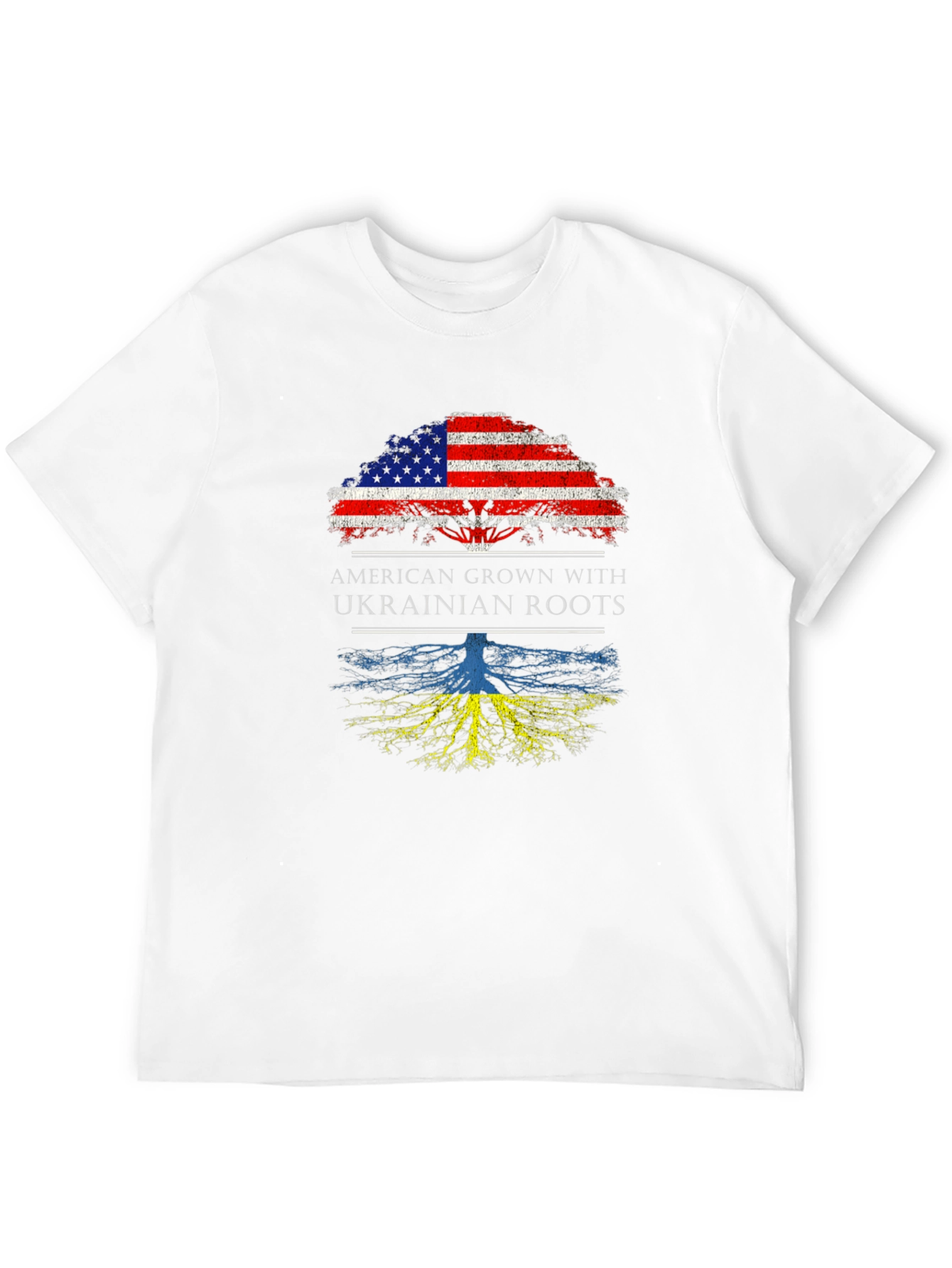 American Grown with Ukrainian Roots Graphic Tee