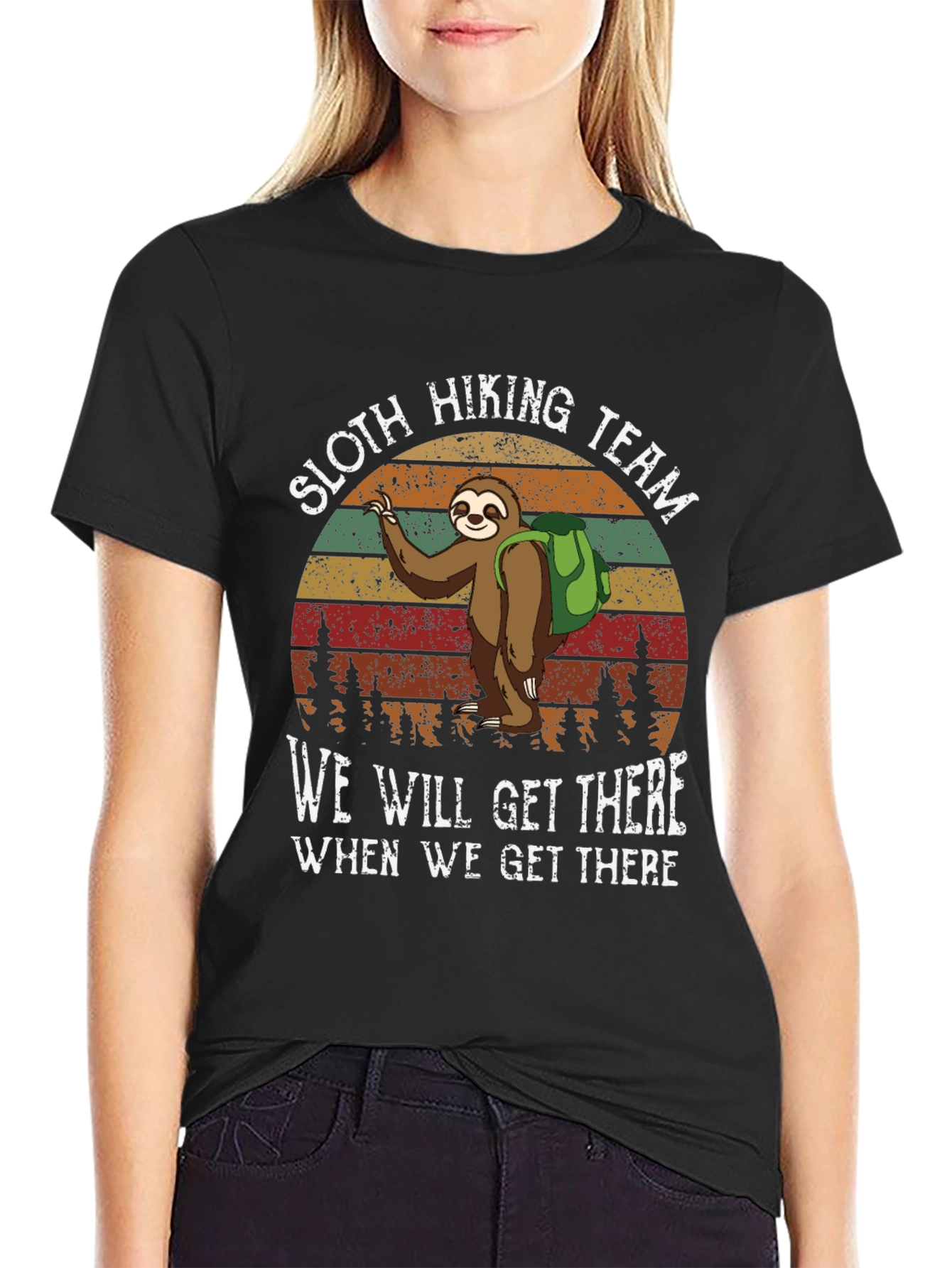 Sloth Hiking Team Tee - We Will Get There