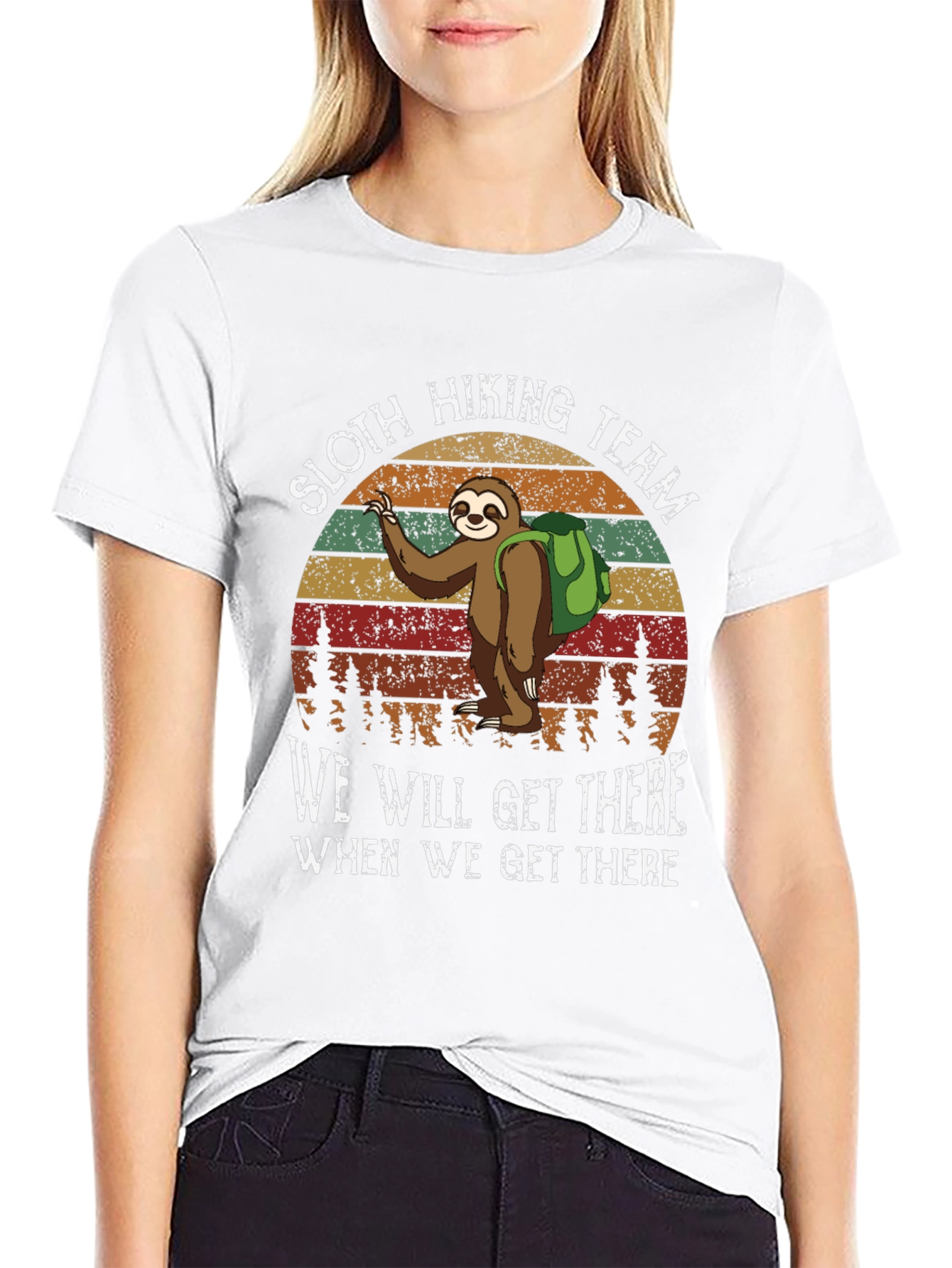 Sloth Hiking Team Tee - We Will Get There
