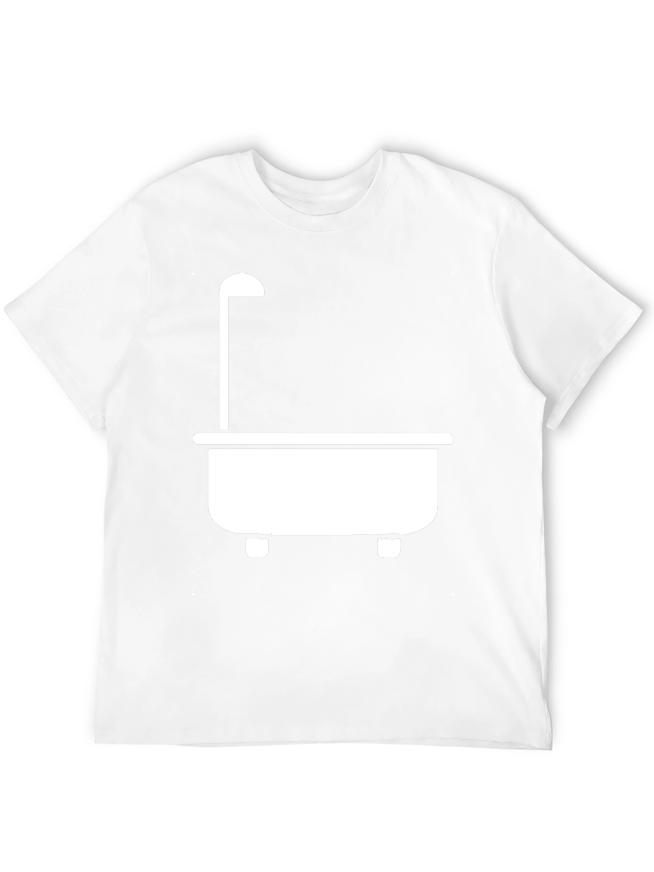 Bathtub Graphic T-Shirt - Black Casual Tee