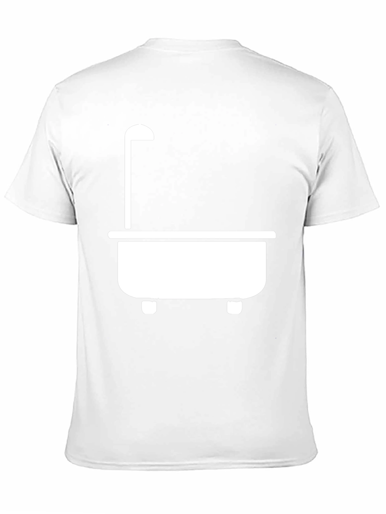 Bathtub Graphic T-Shirt - Black Casual Tee