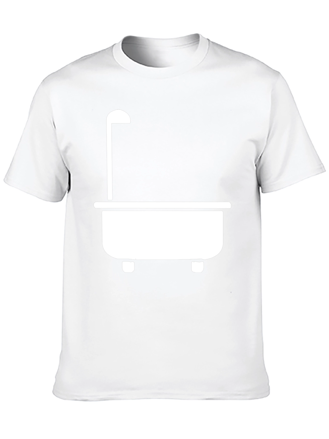 Bathtub Graphic T-Shirt - Black Casual Tee
