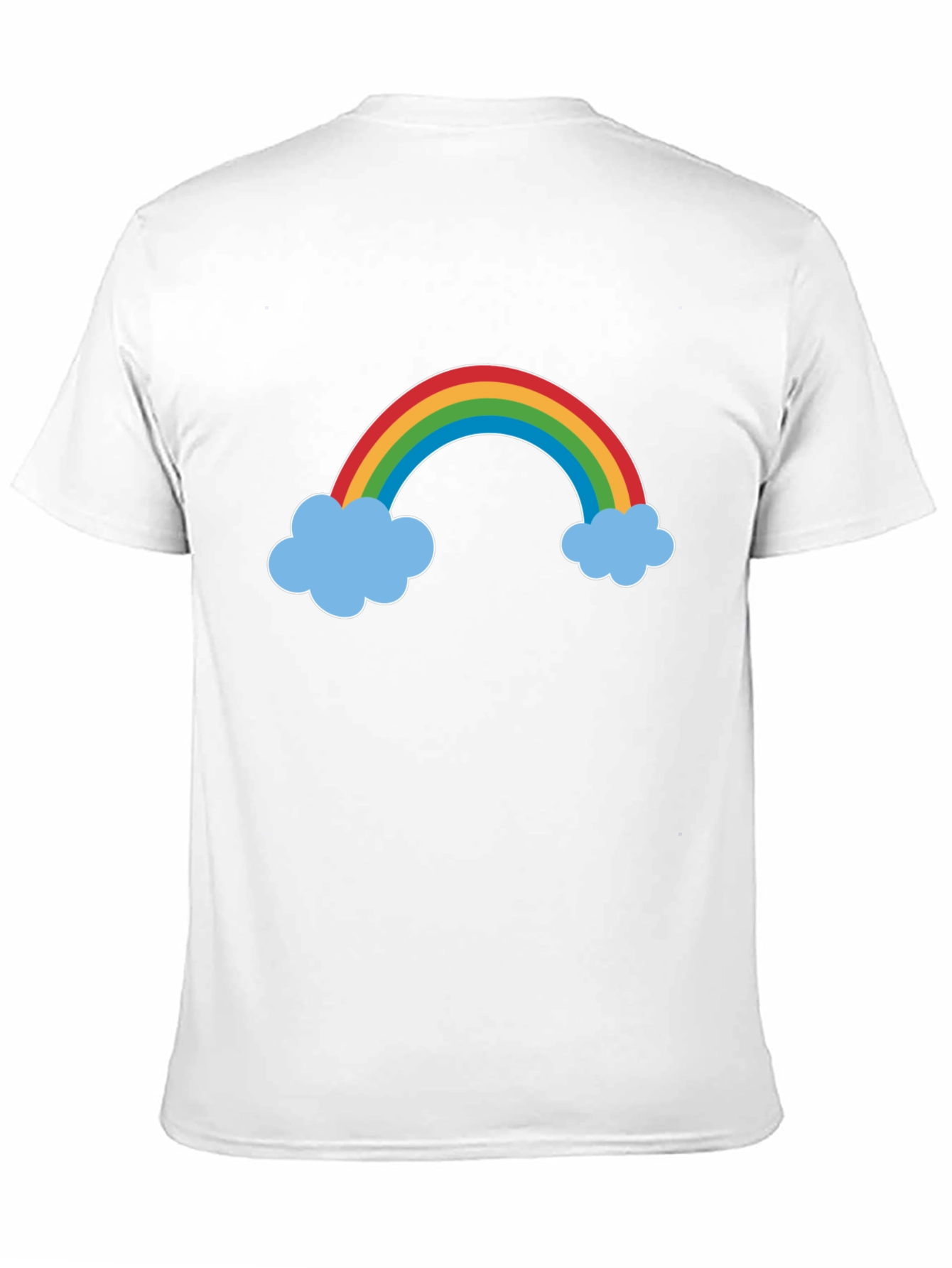 Rainbow Cloud Graphic Tee - Black