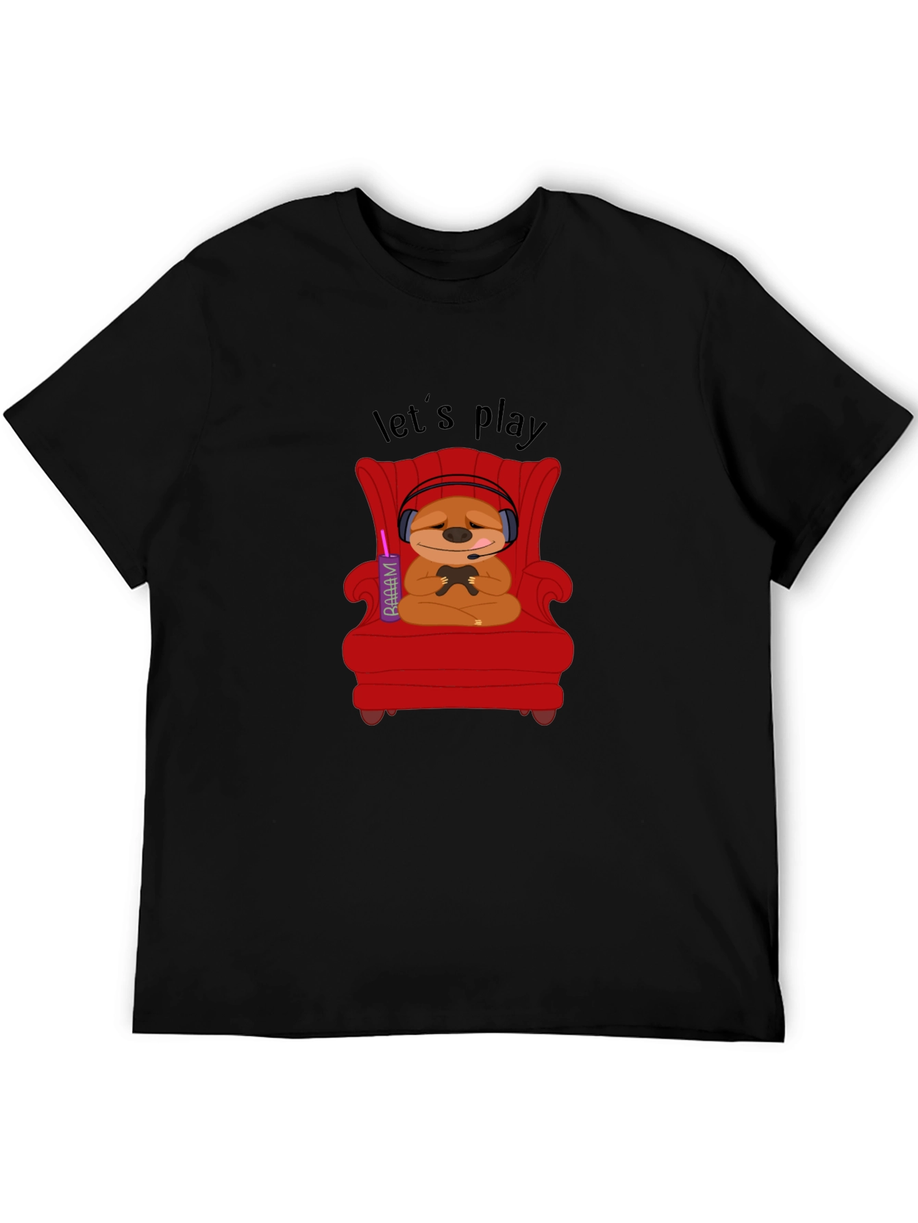 Gamer Sloth T-Shirt - Lets Play