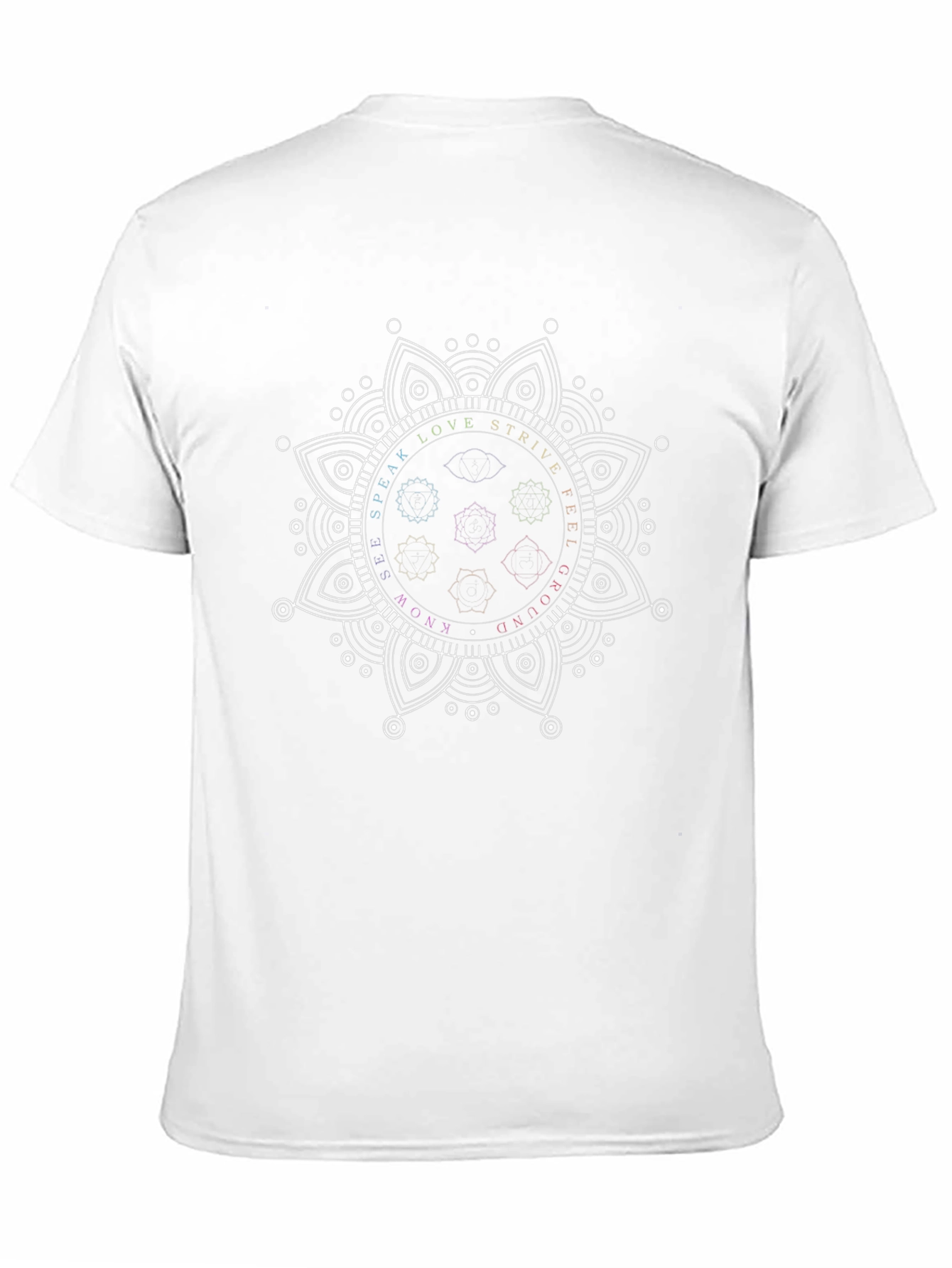Mystic Mandala Graphic Black T-Shirt