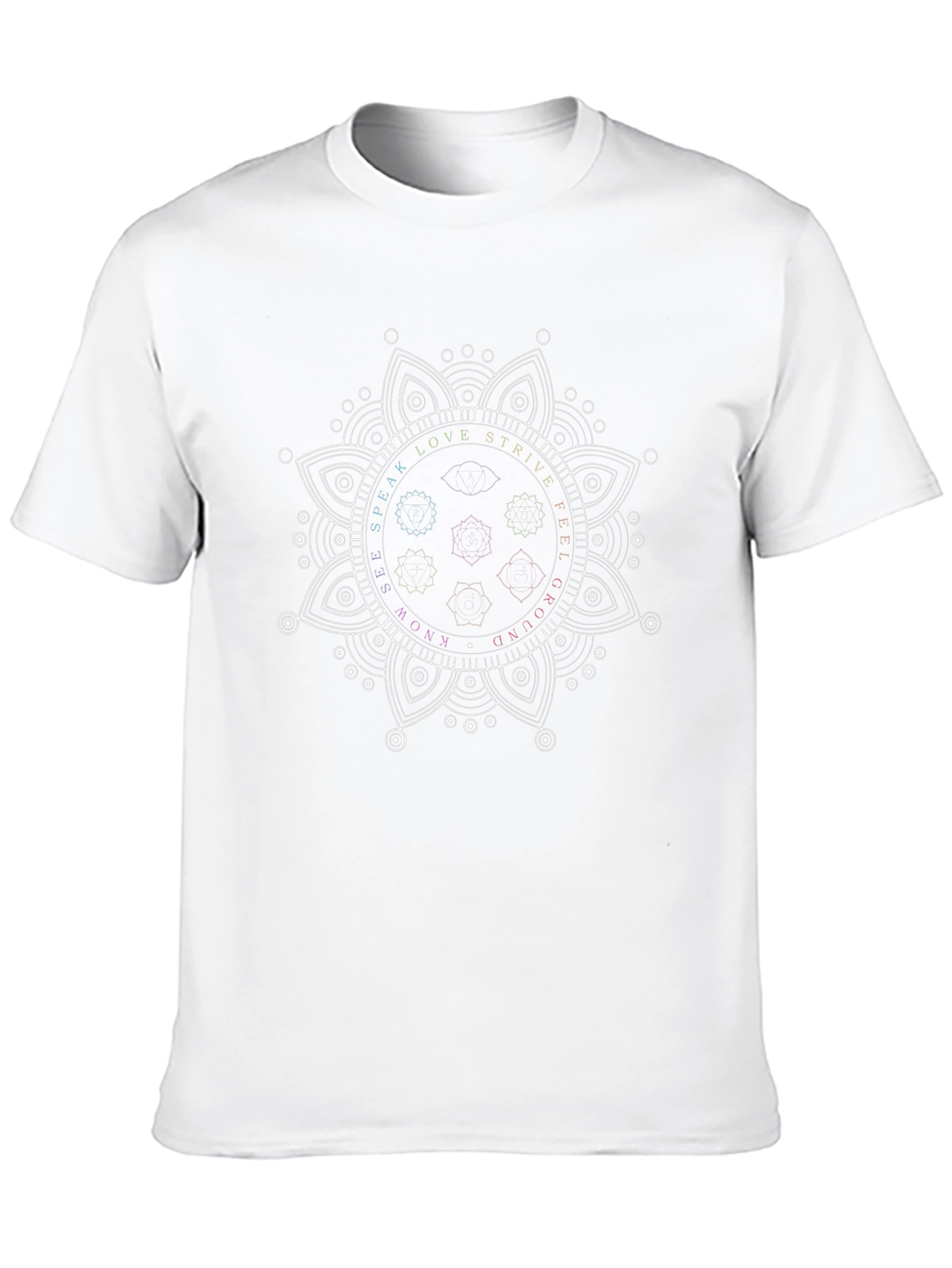 Mystic Mandala Graphic Black T-Shirt