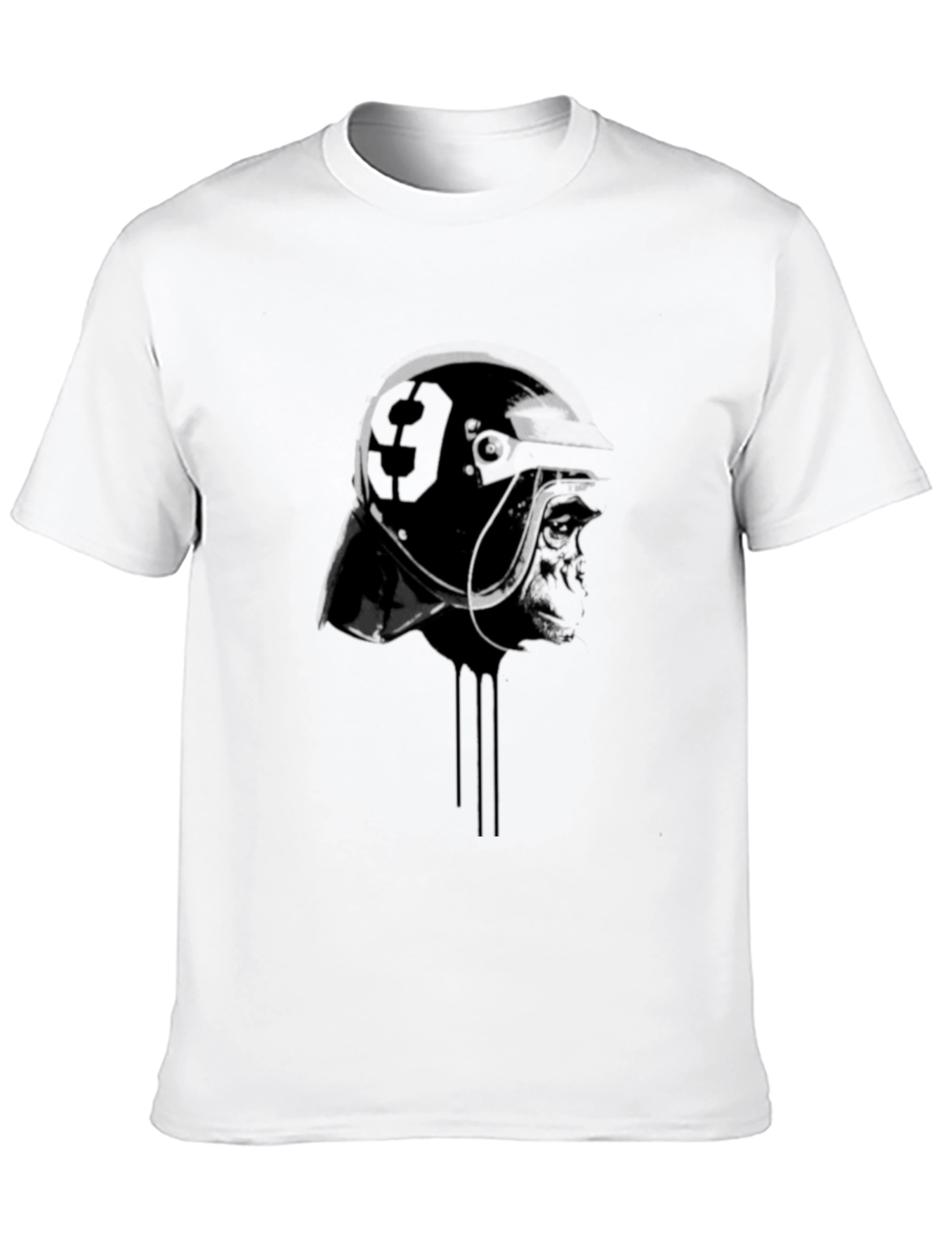 Graphic Print Black T-Shirt