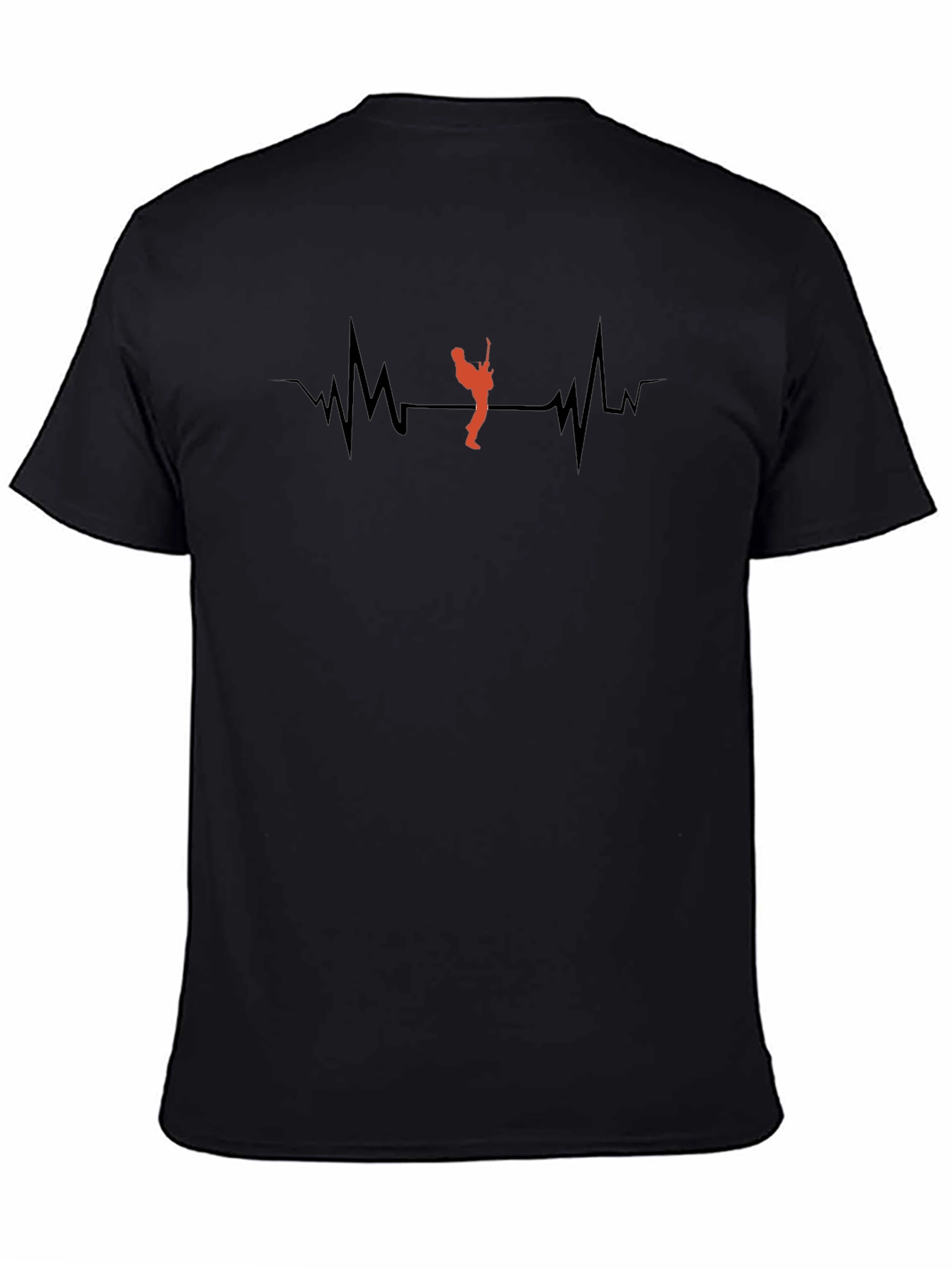 Guitar Heartbeat T-Shirt - Musician Style