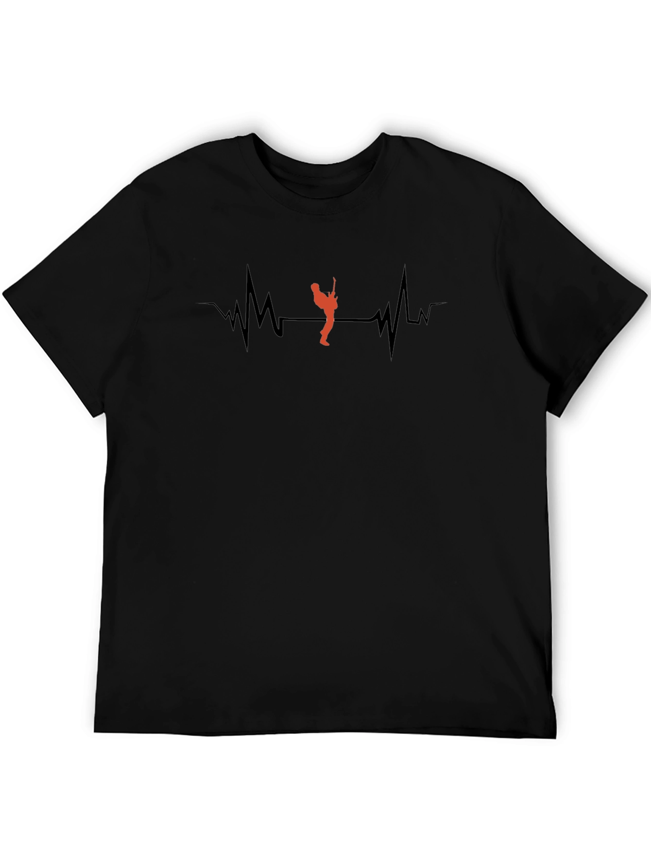 Guitar Heartbeat T-Shirt - Musician Style