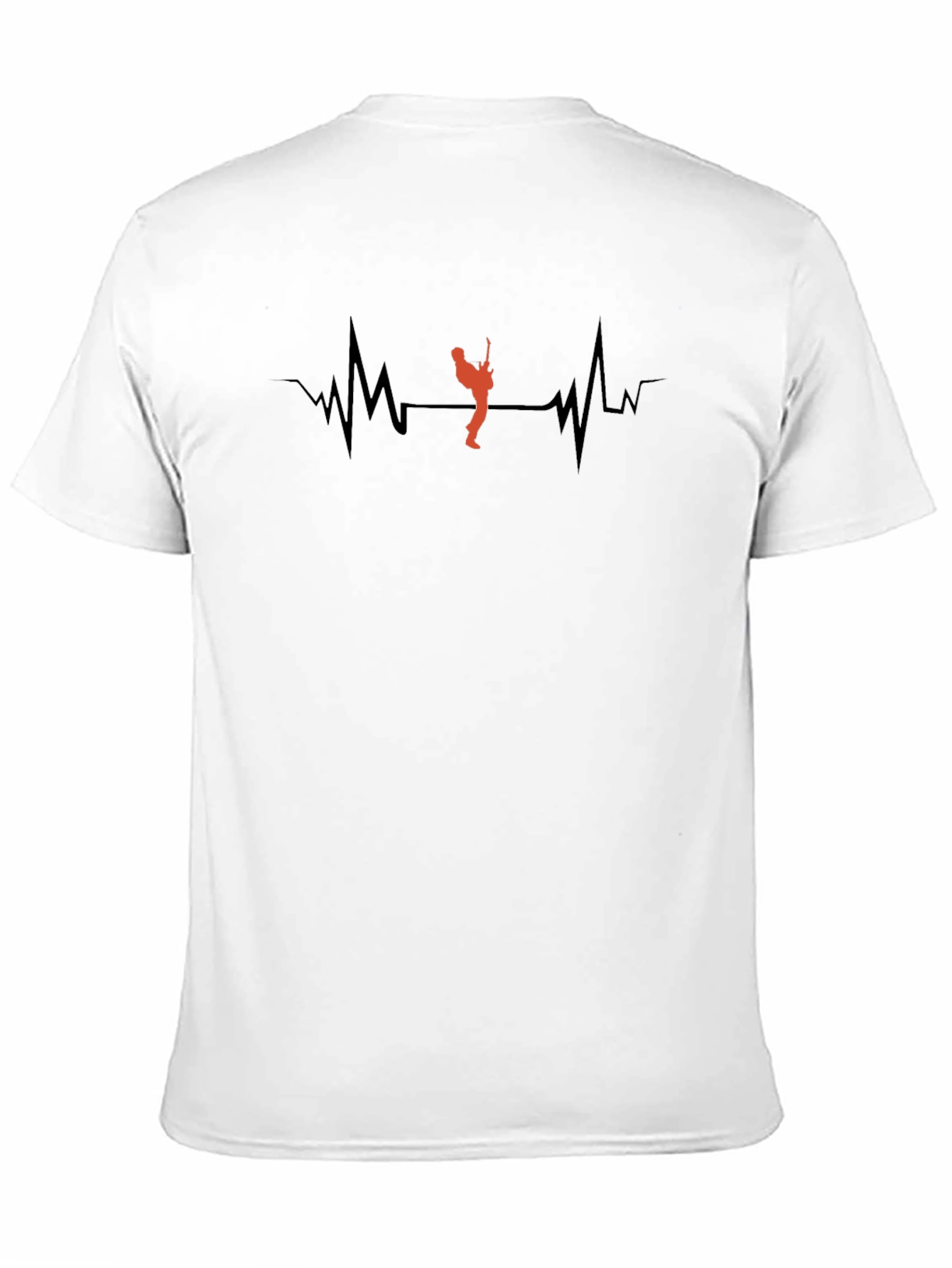 Guitar Heartbeat T-Shirt - Musician Style