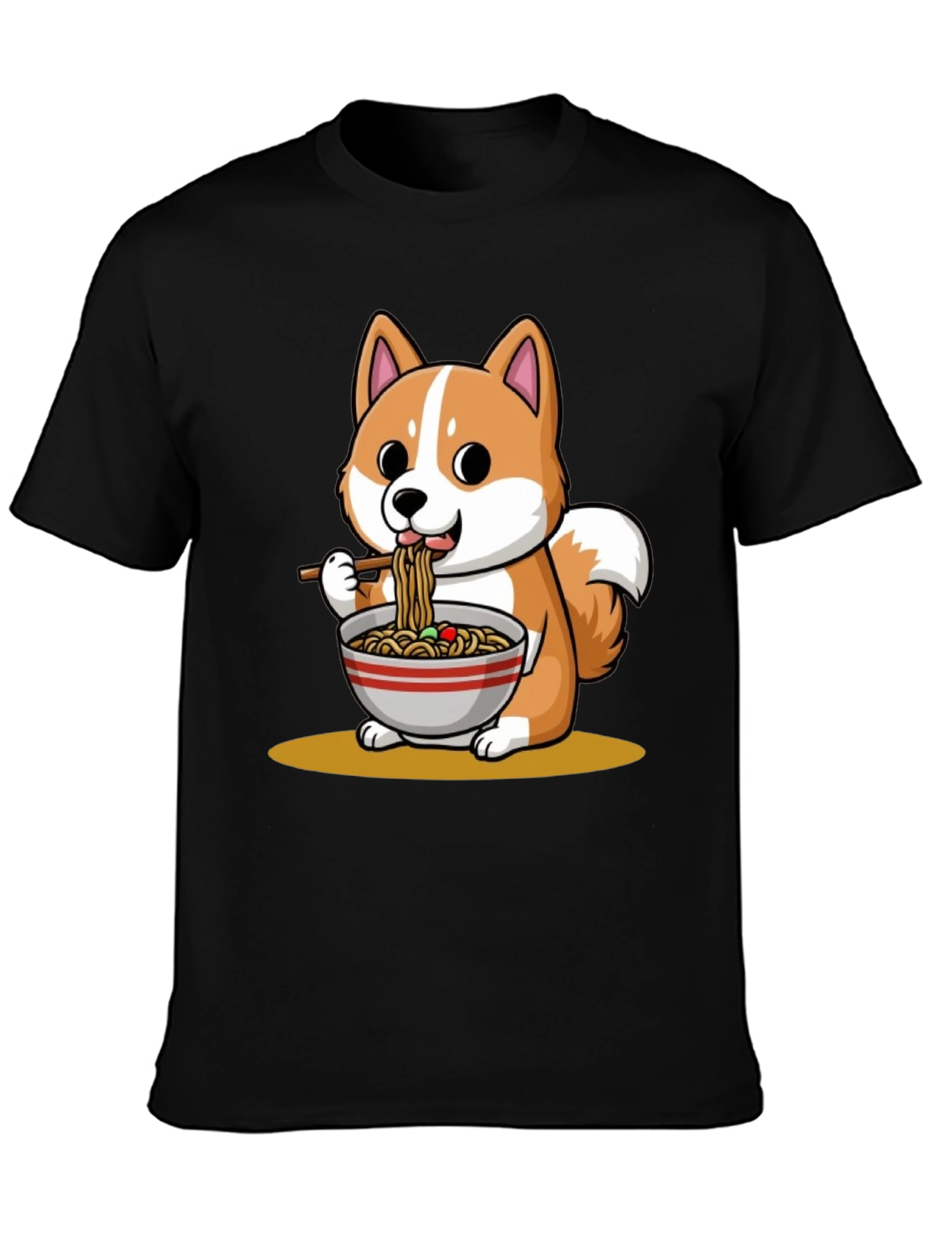 Shiba Inu Ramen T-Shirt - Cute Anime Dog Tee