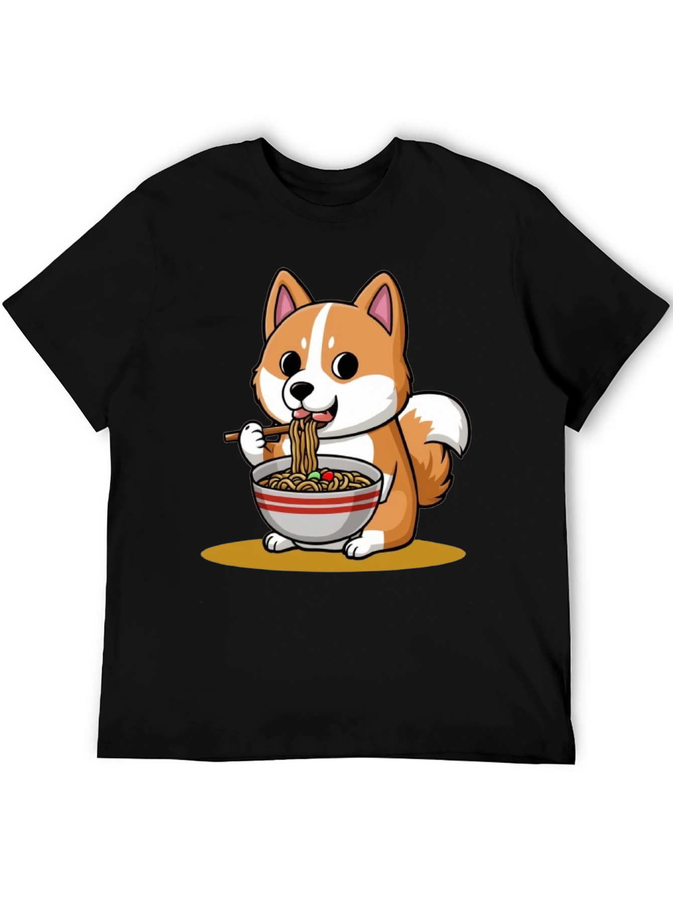 Shiba Inu Ramen T-Shirt - Cute Anime Dog Tee