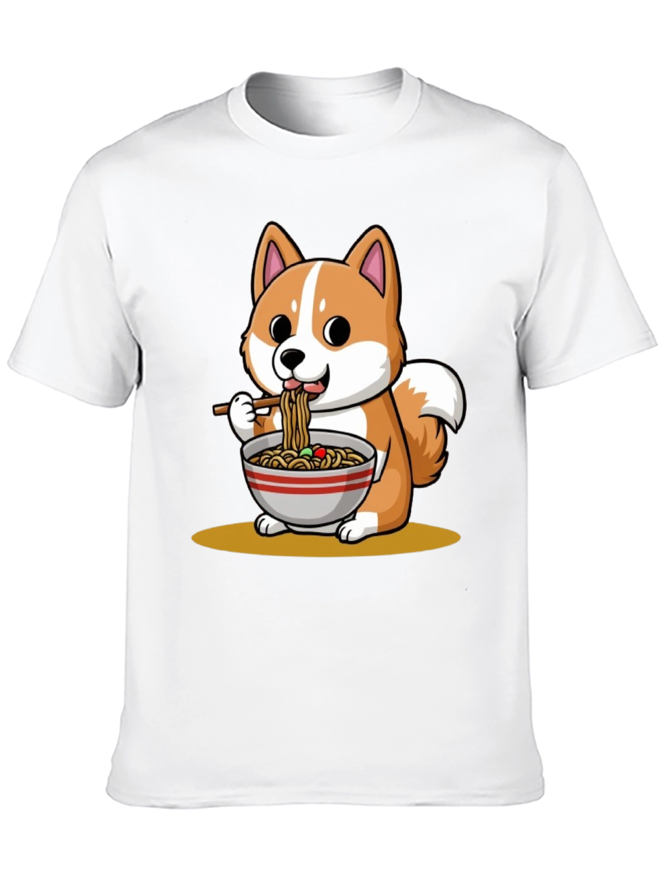 Shiba Inu Ramen T-Shirt - Cute Anime Dog Tee