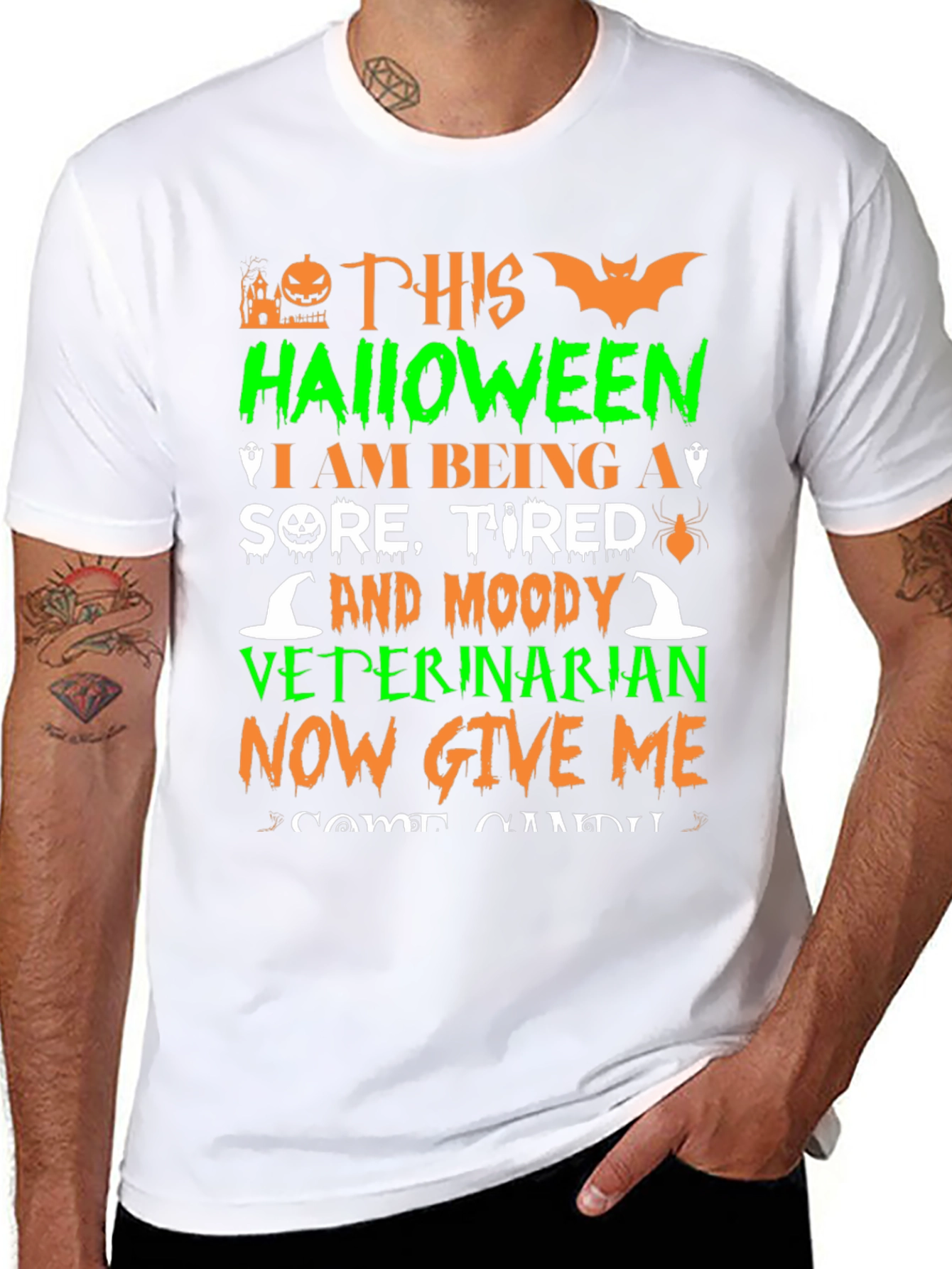 Halloween Veterinarian Graphic Tee