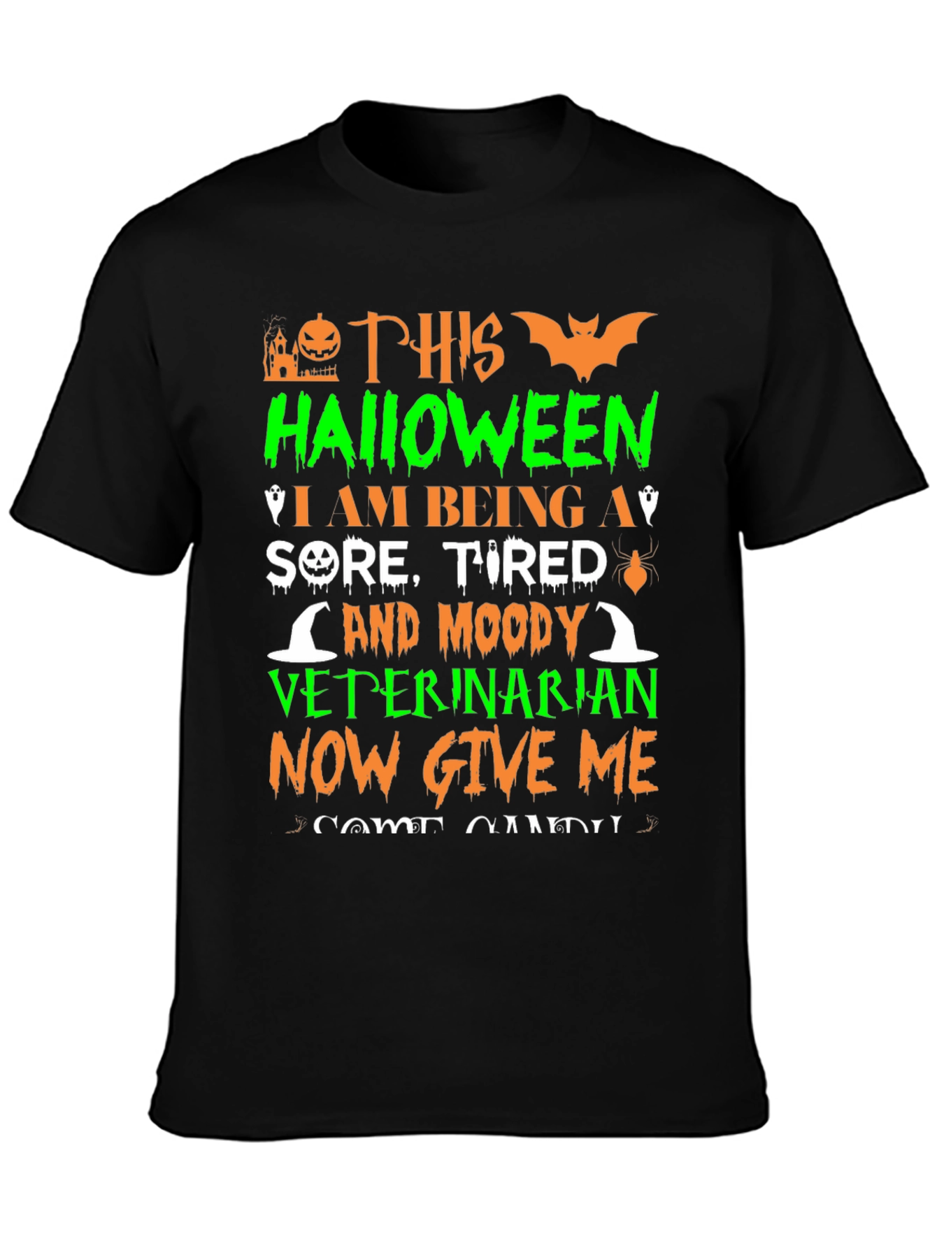 Halloween Veterinarian Graphic Tee