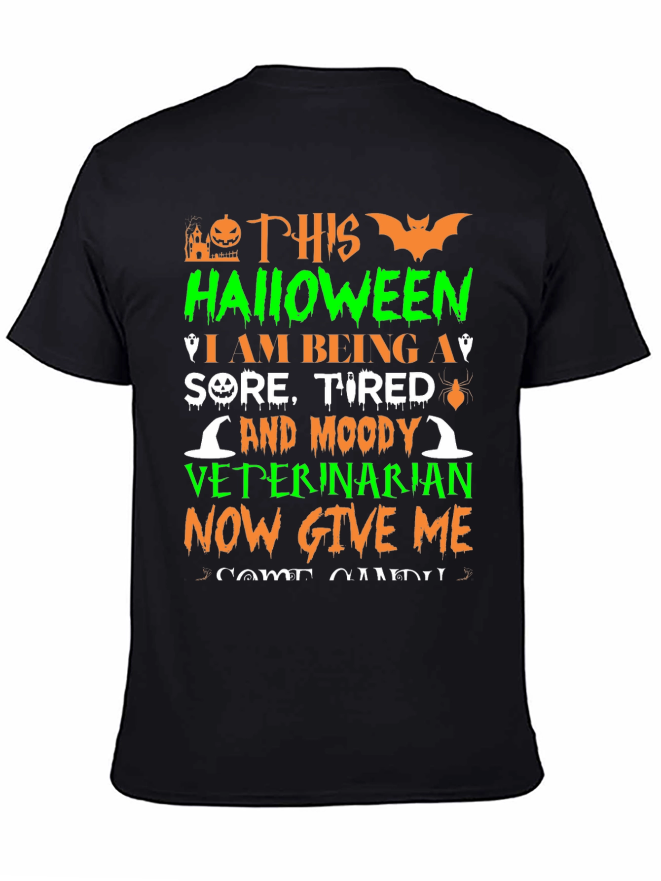 Halloween Veterinarian Graphic Tee
