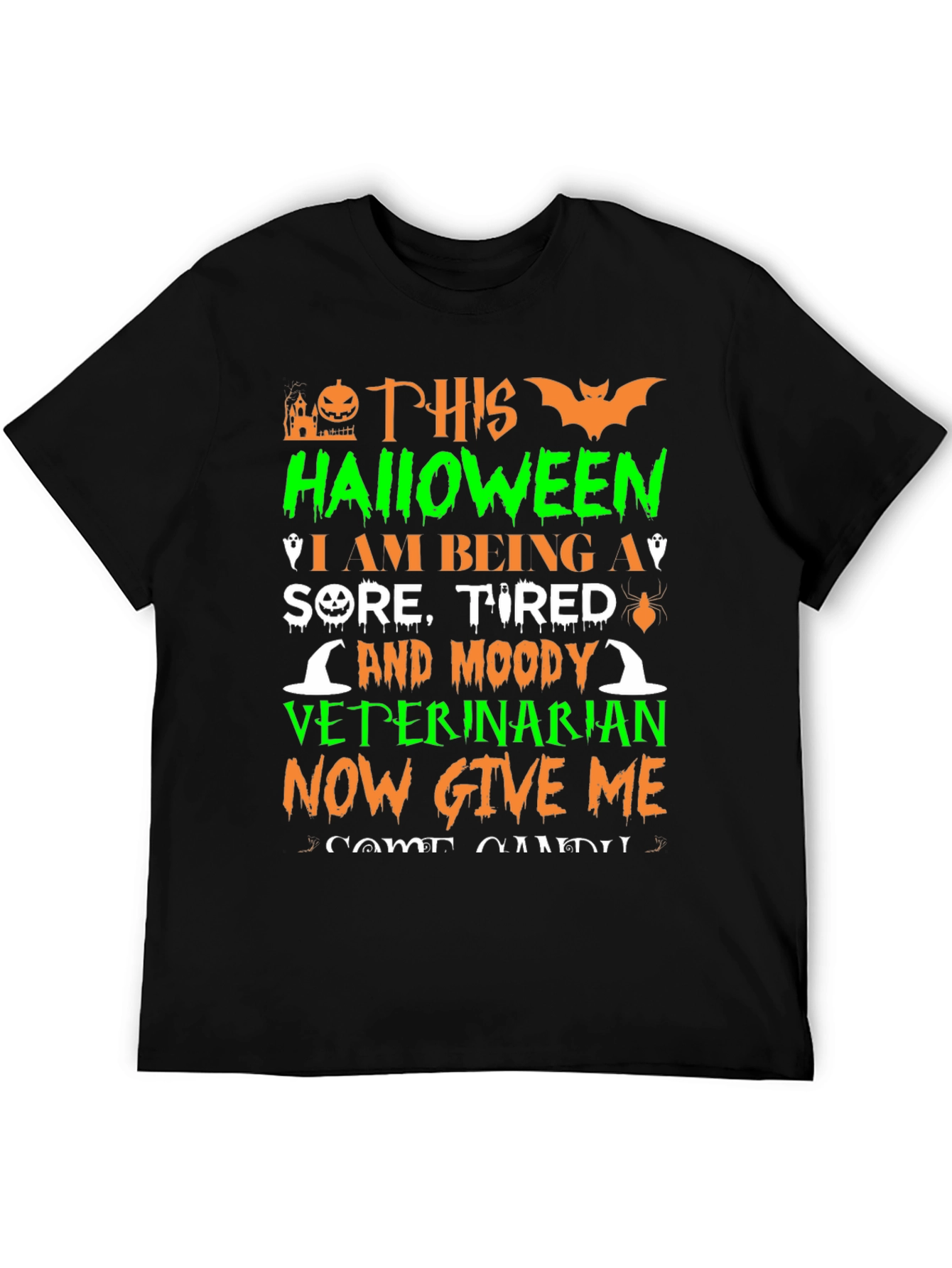 Halloween Veterinarian Graphic Tee