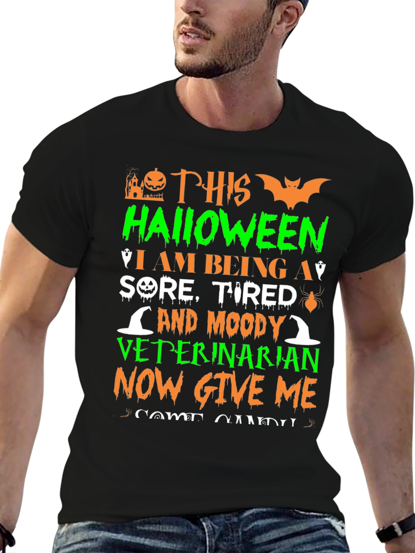 Halloween Veterinarian Graphic Tee