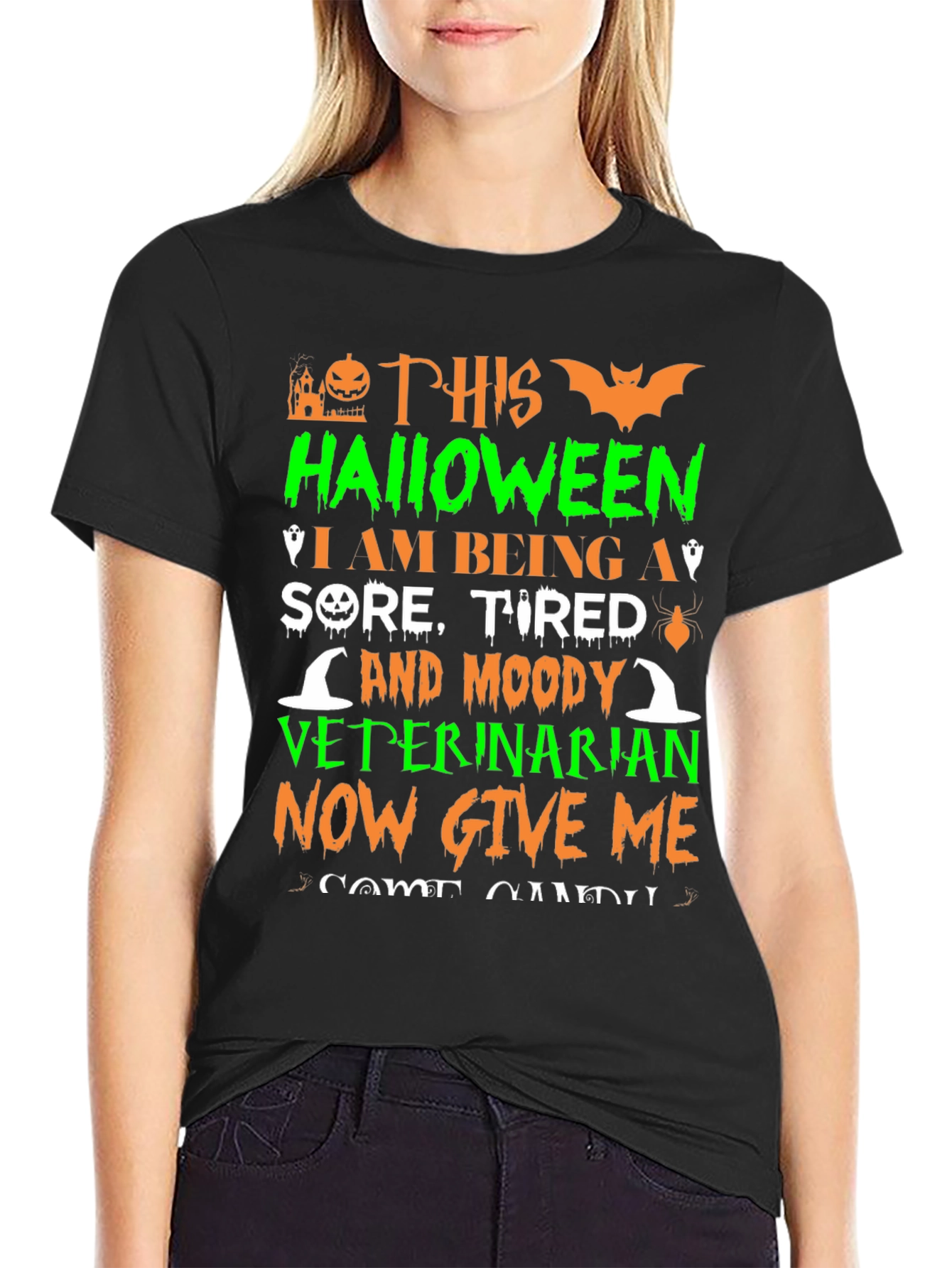 Halloween Veterinarian Graphic Tee