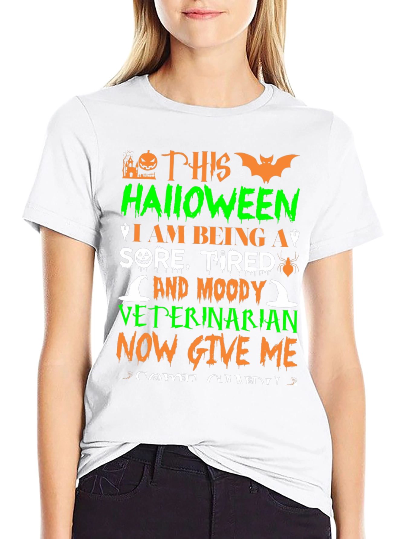 Halloween Veterinarian Graphic Tee