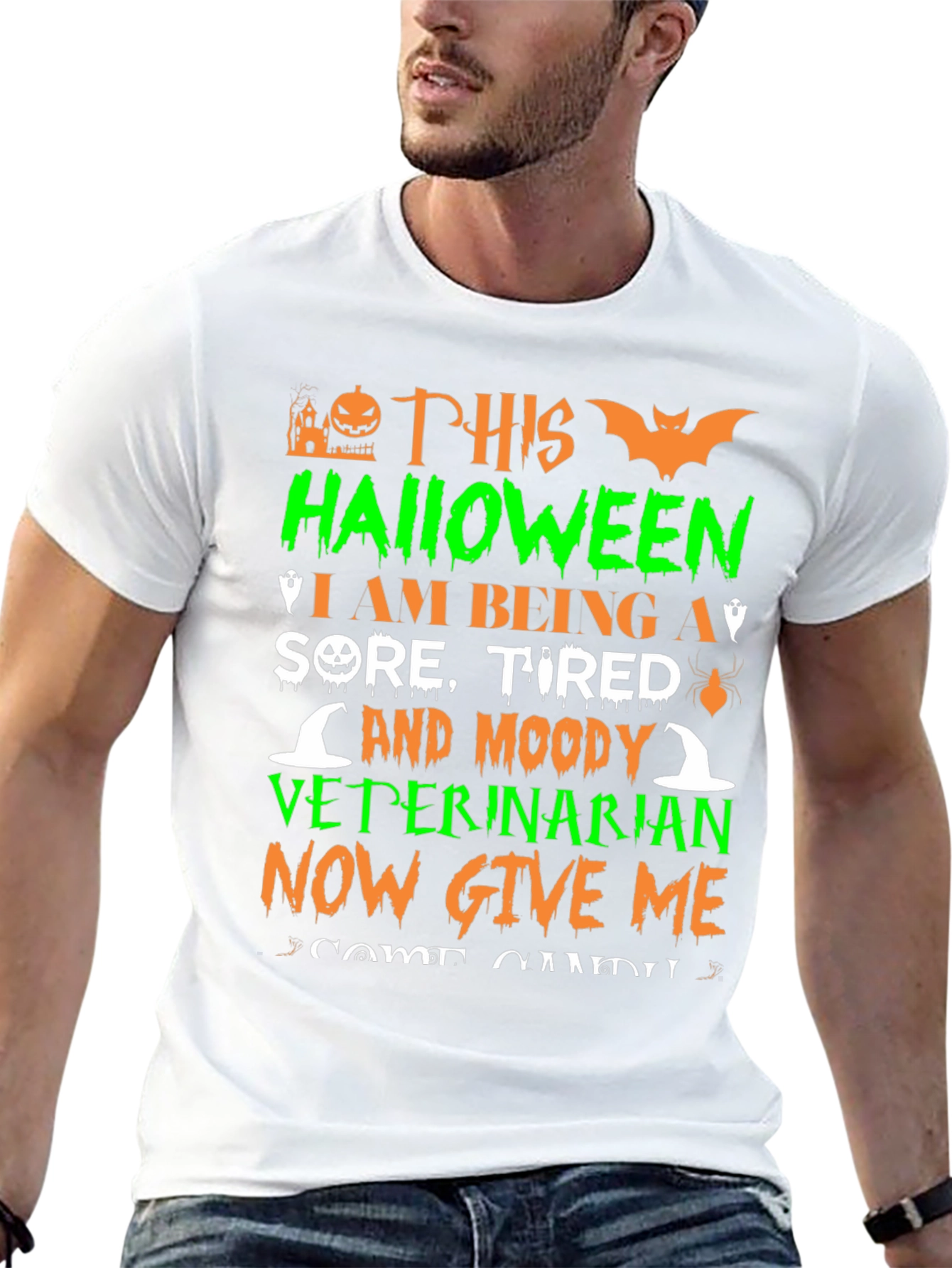 Halloween Veterinarian Graphic Tee
