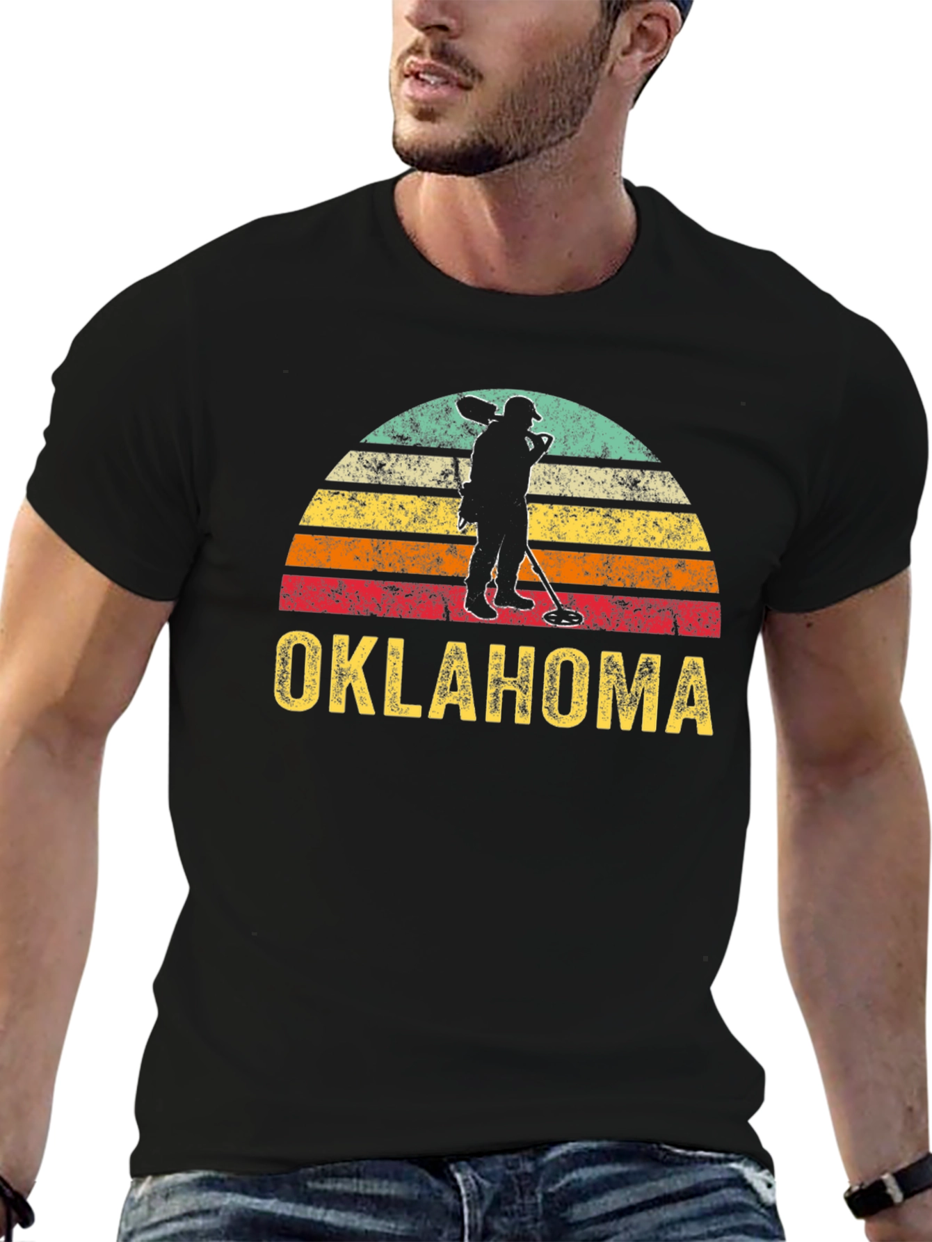 Oklahoma Metal Detecting Graphic Tee
