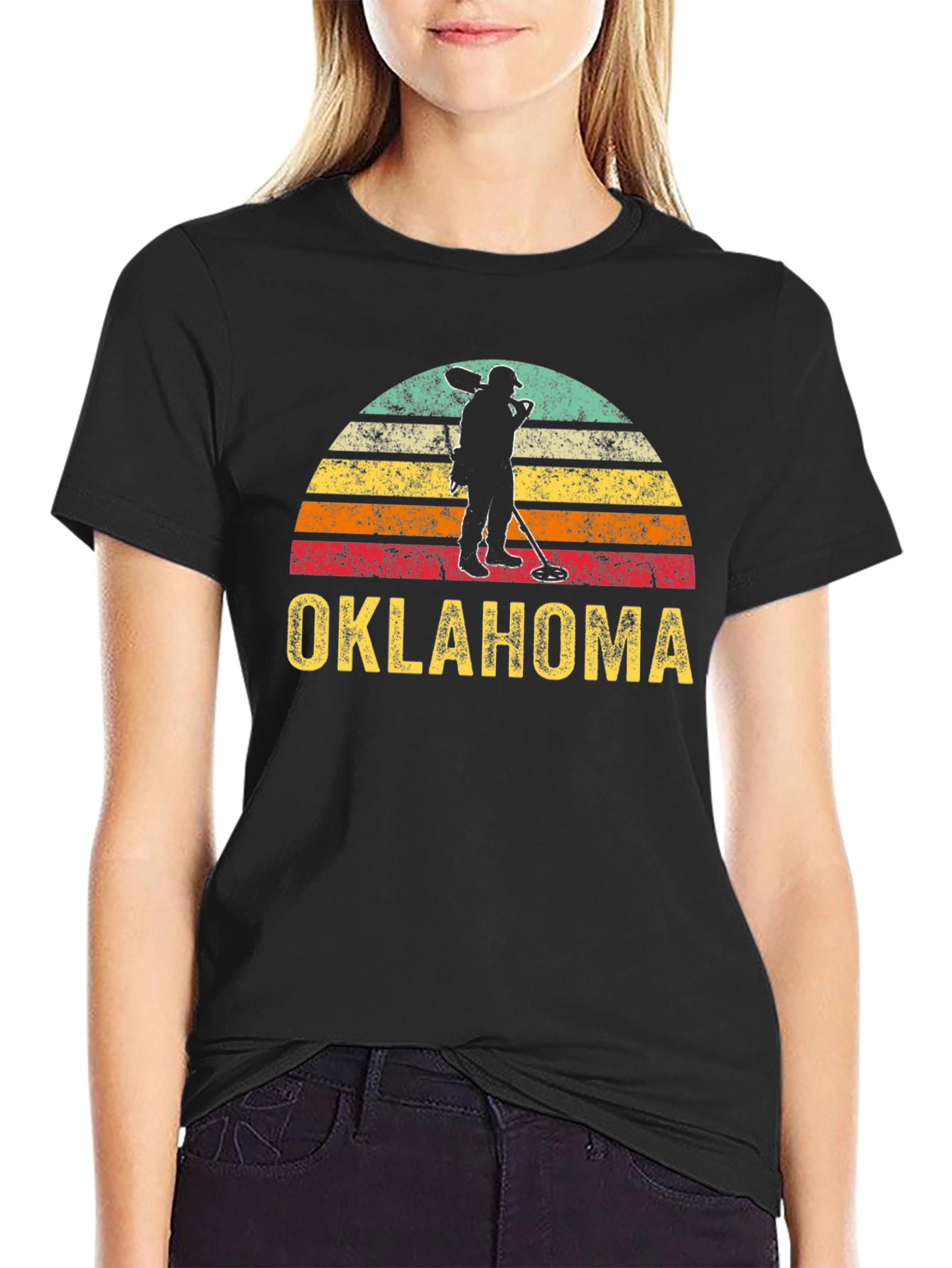 Oklahoma Metal Detecting Graphic Tee