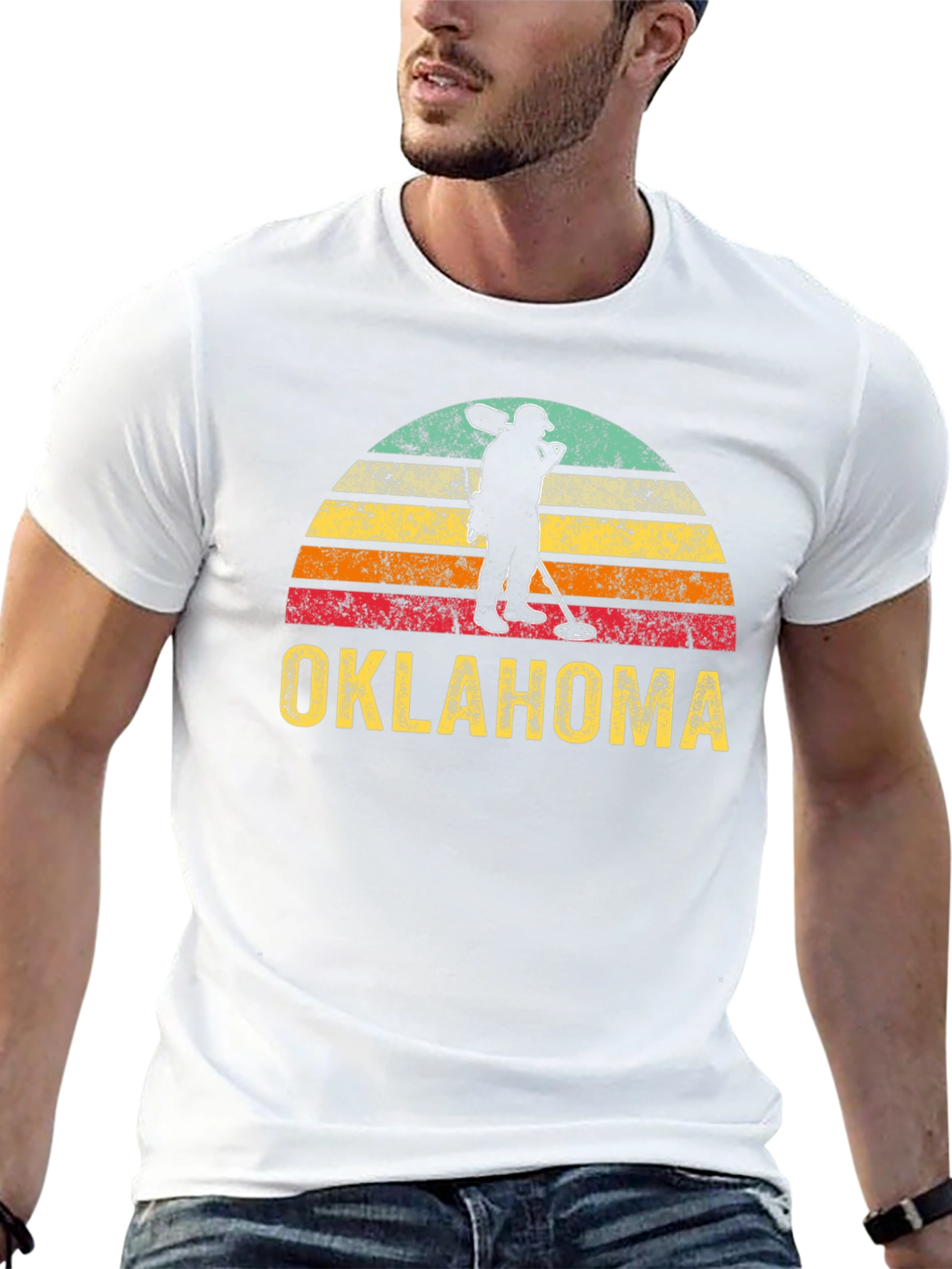 Oklahoma Metal Detecting Graphic Tee