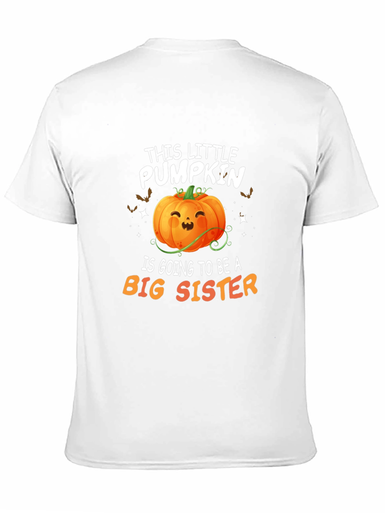 Pumpkin Big Sister Announcement T-Shirt