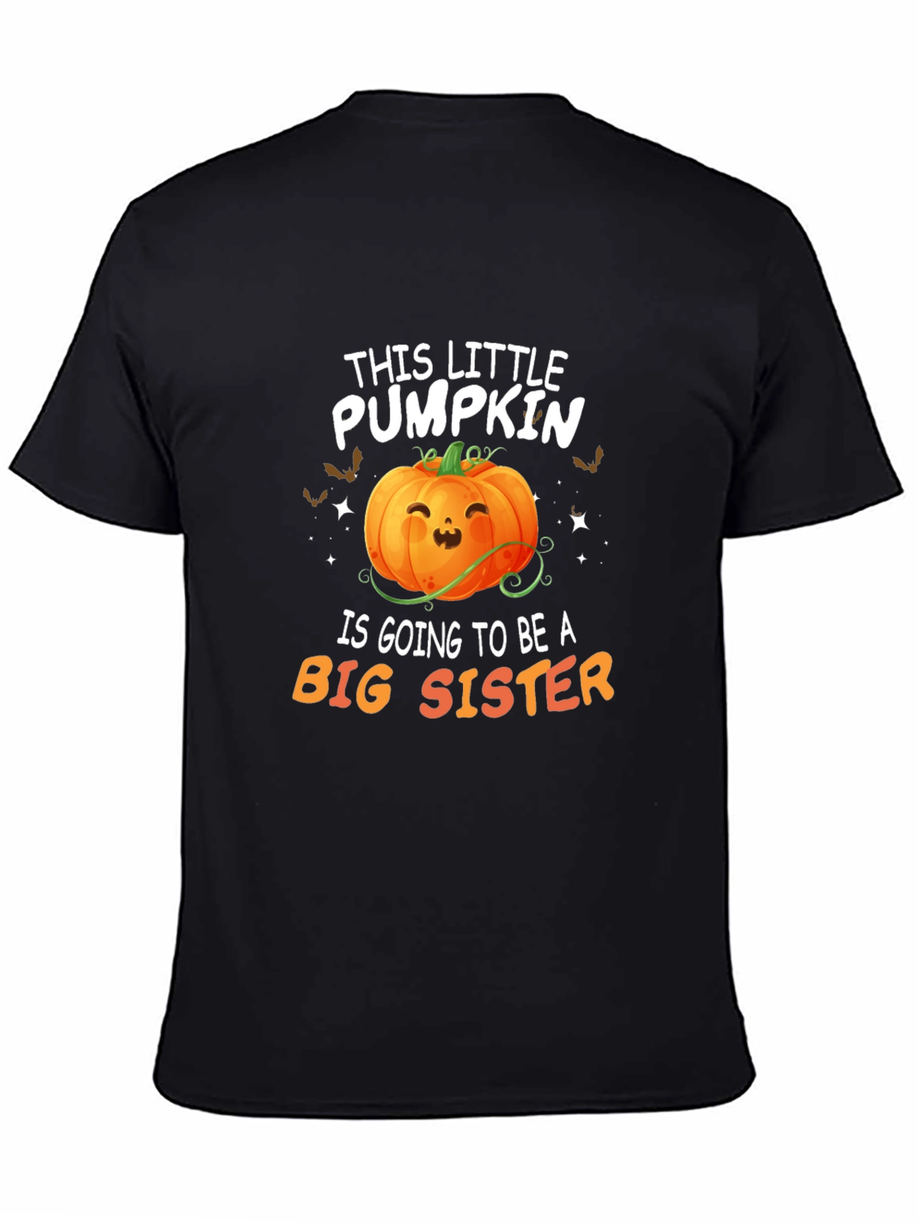 Pumpkin Big Sister Announcement T-Shirt