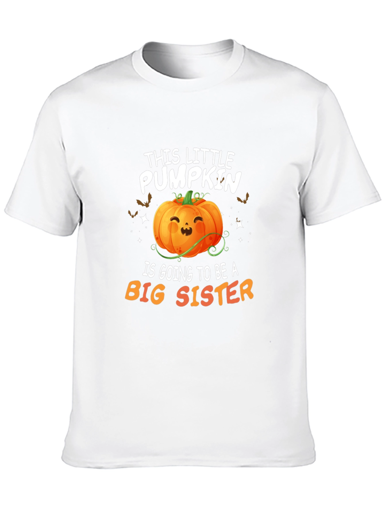 Pumpkin Big Sister Announcement T-Shirt