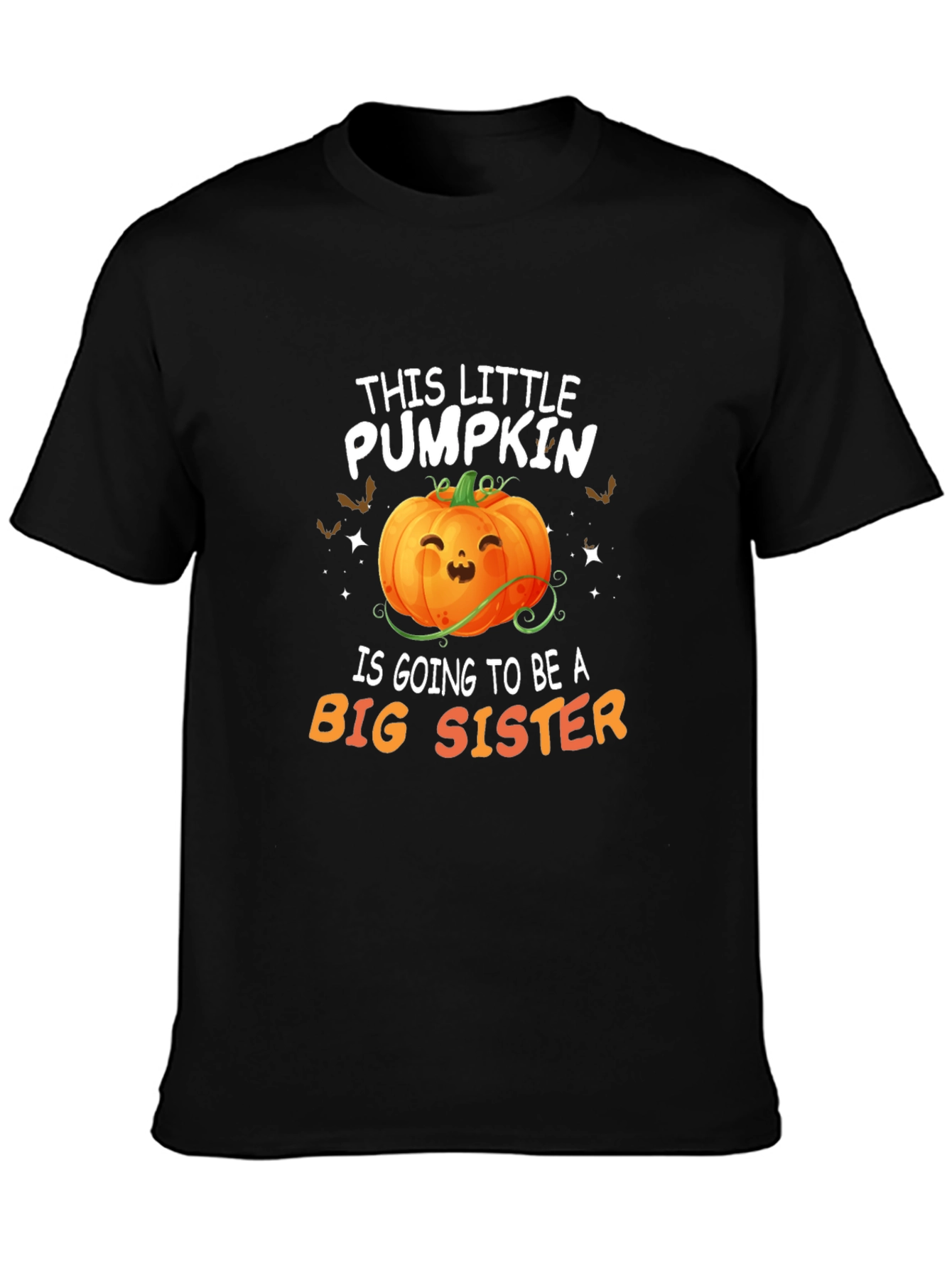Pumpkin Big Sister Announcement T-Shirt