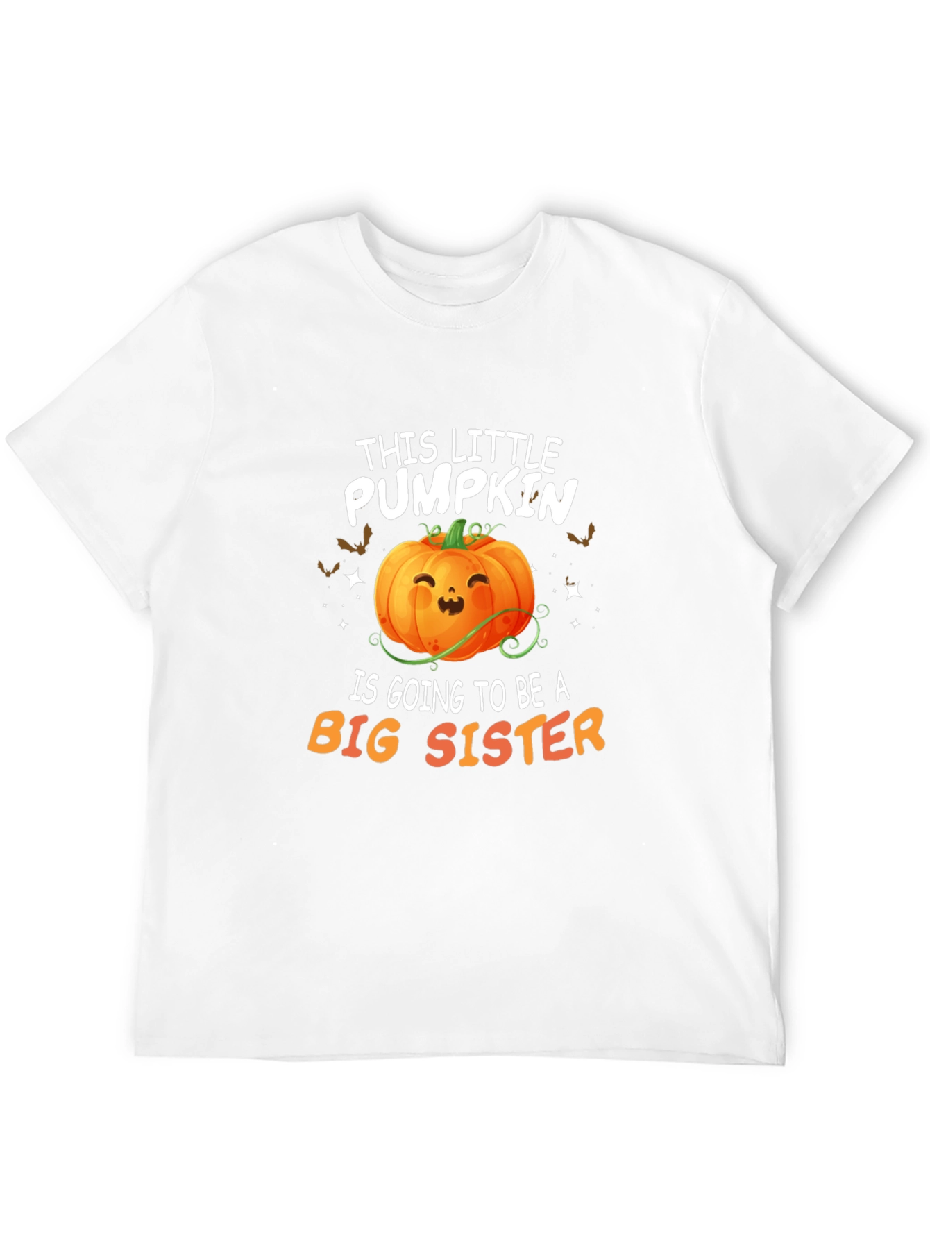 Pumpkin Big Sister Announcement T-Shirt