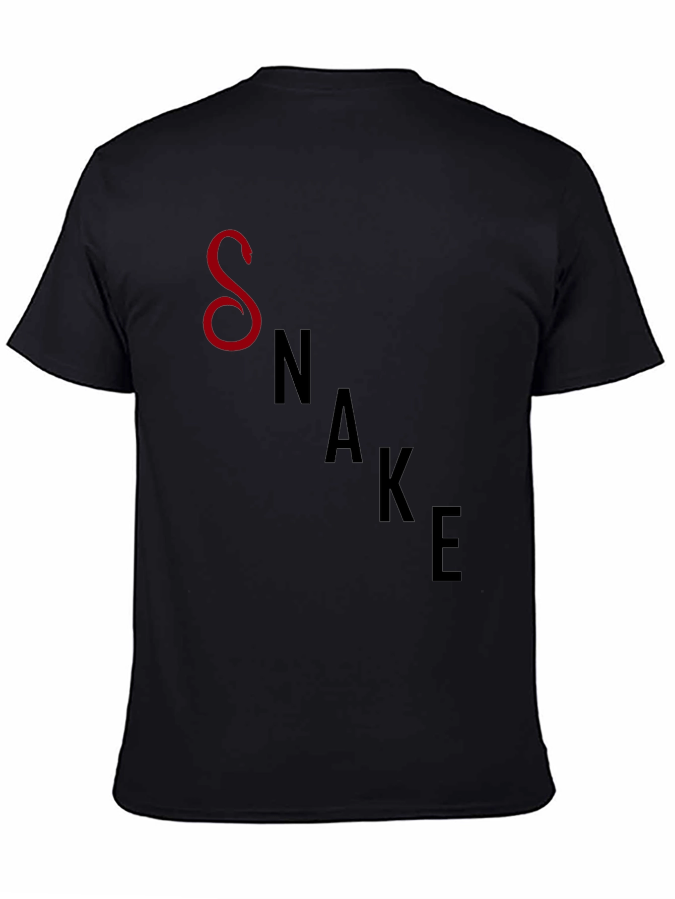 Black Snake Graphic Tee - Cool & Stylish